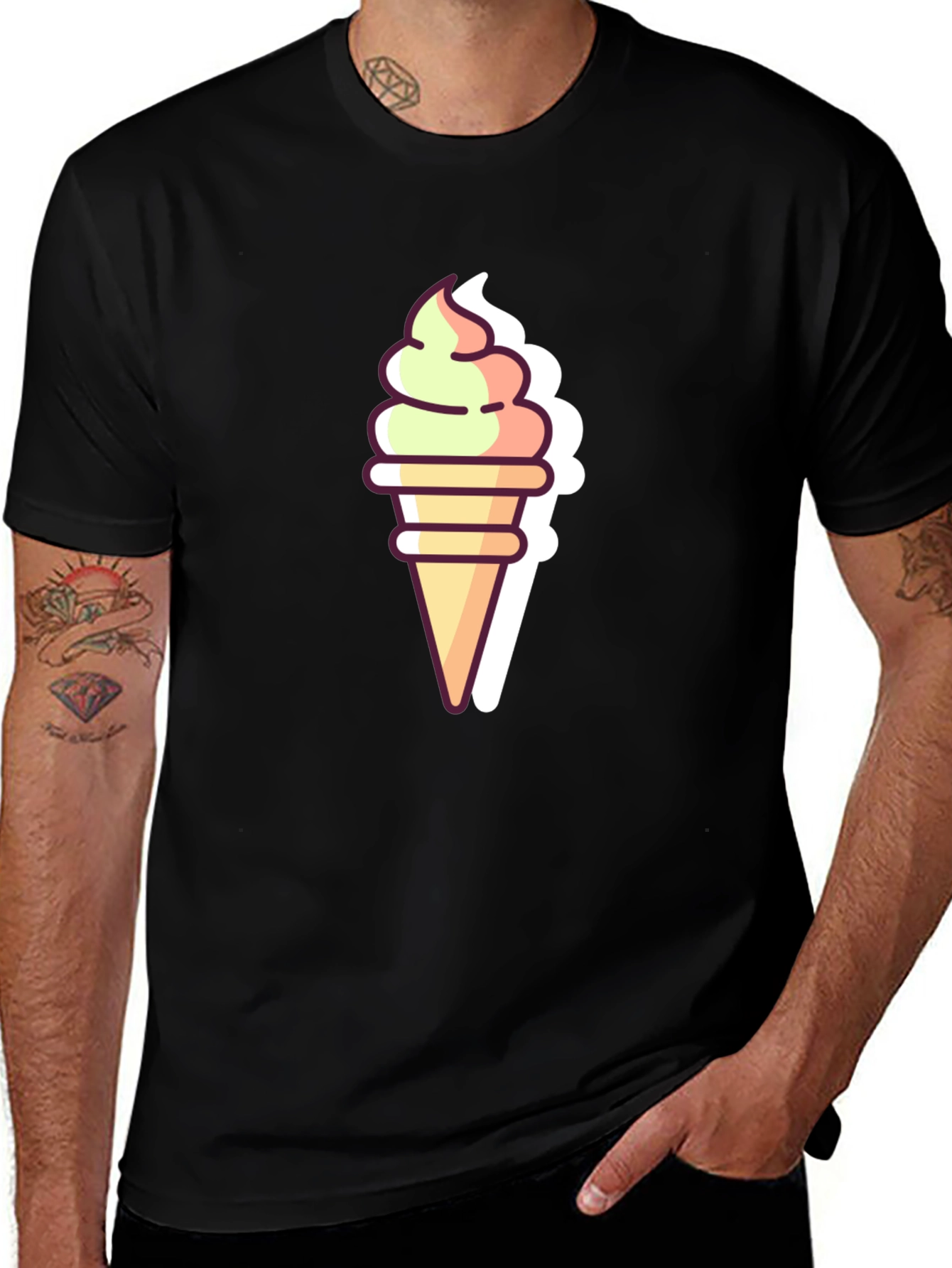 Ice Cream Cone Graphic Tee