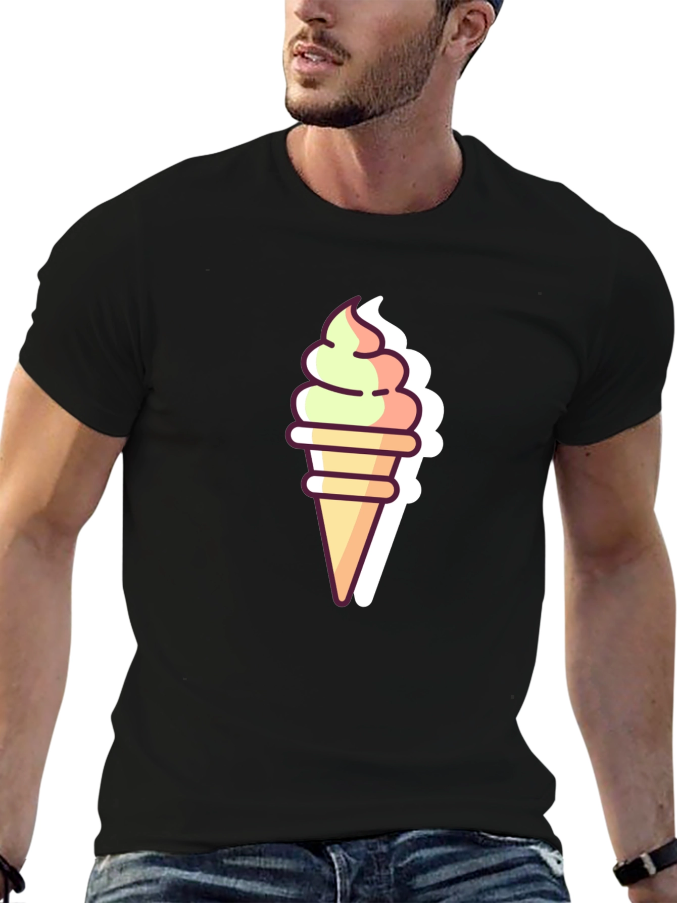Ice Cream Cone Graphic Tee
