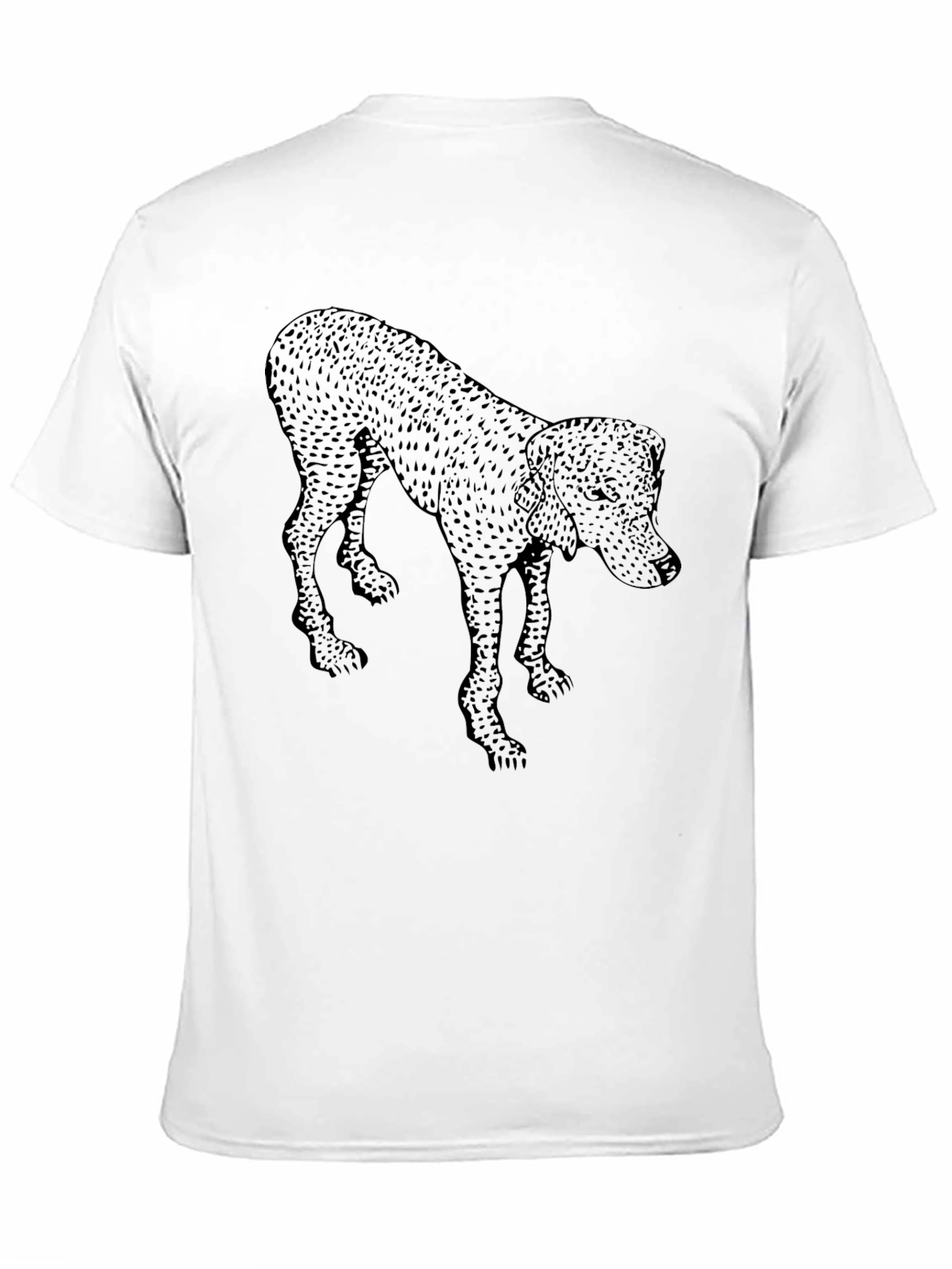 Dog Graphic Tee - Mens Black T-Shirt
