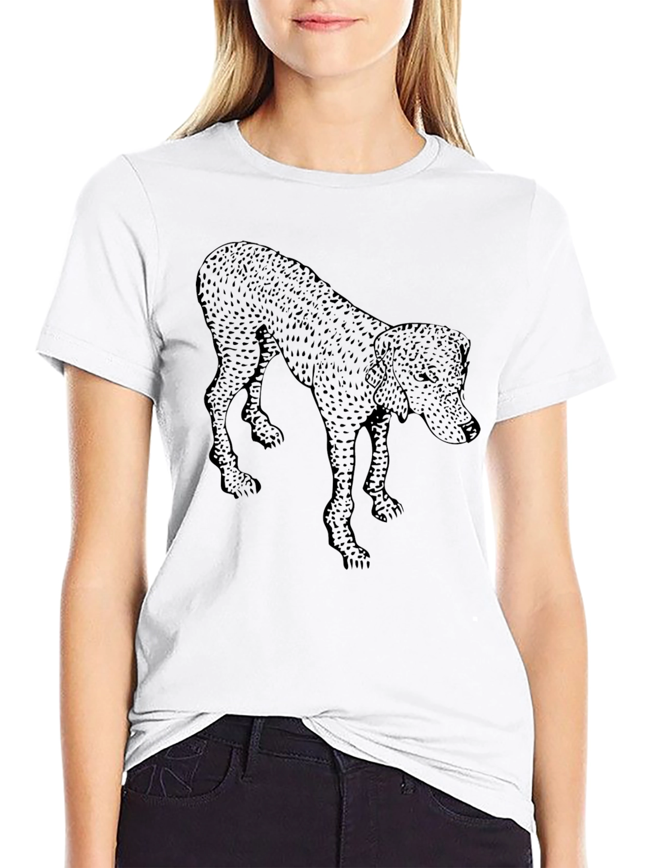 Dog Graphic Tee - Mens Black T-Shirt