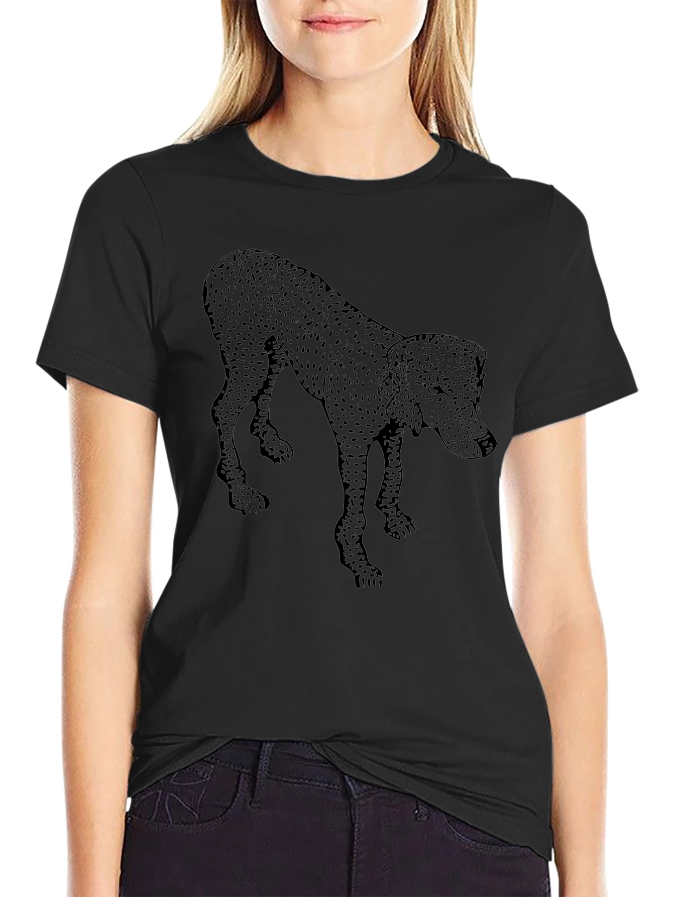 Dog Graphic Tee - Mens Black T-Shirt