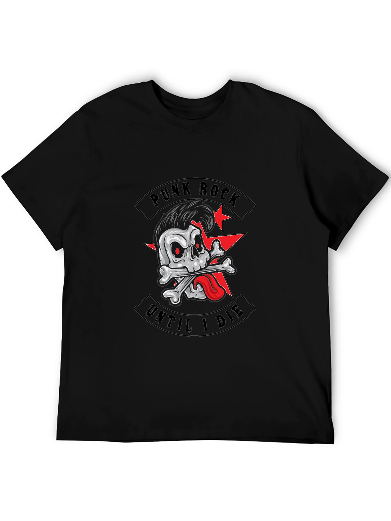Punk Rock Skull T-Shirt