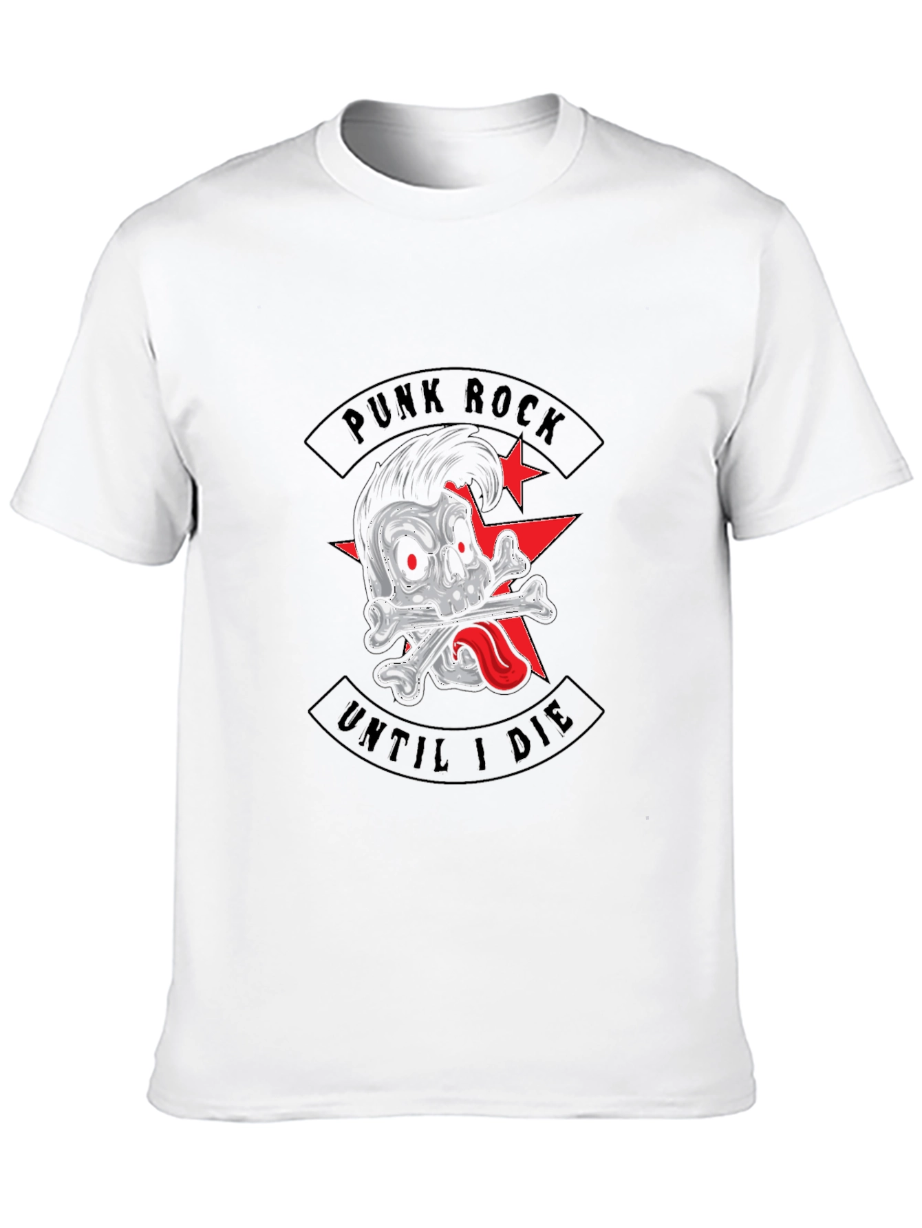 Punk Rock Skull T-Shirt