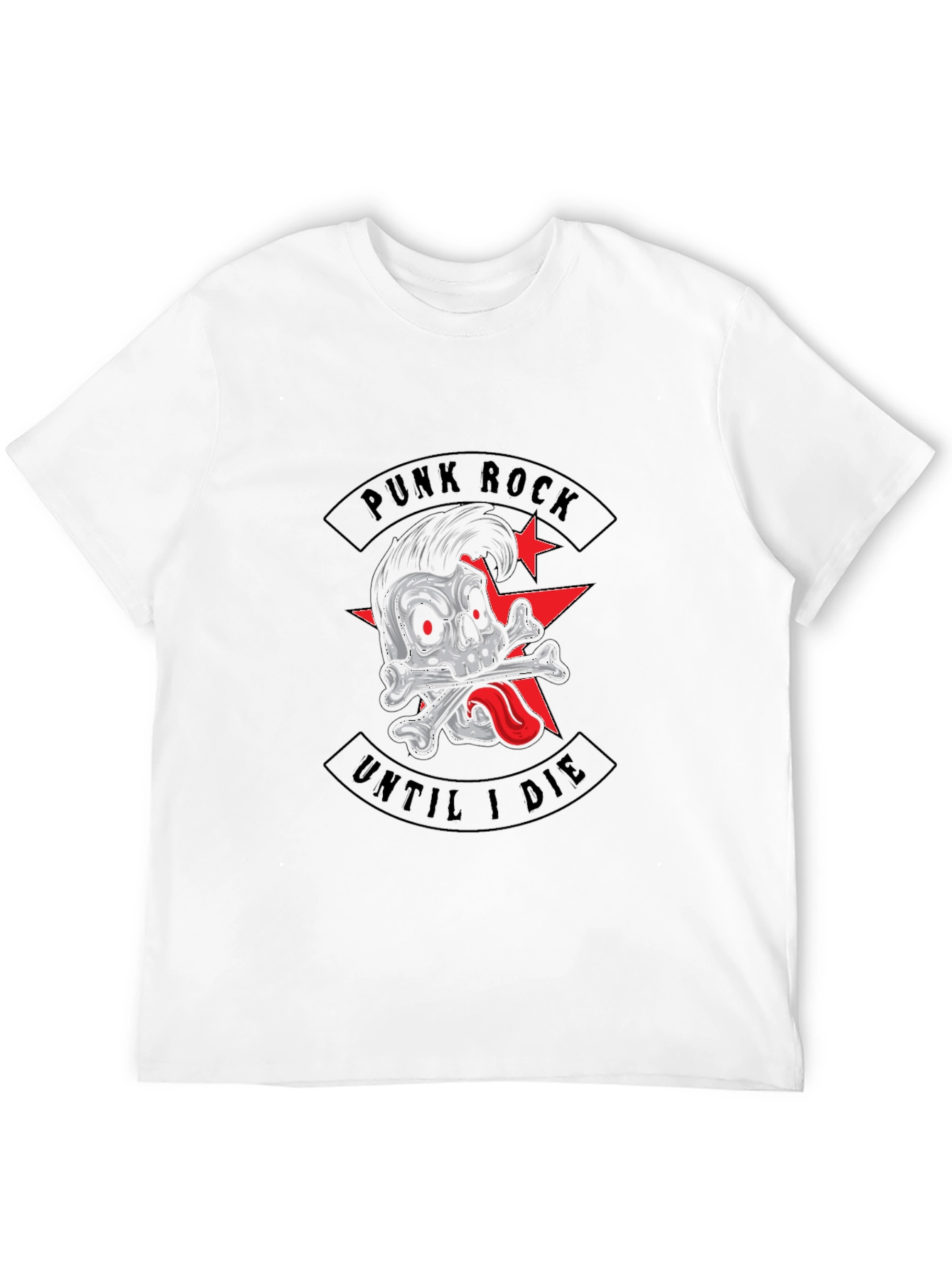 Punk Rock Skull T-Shirt