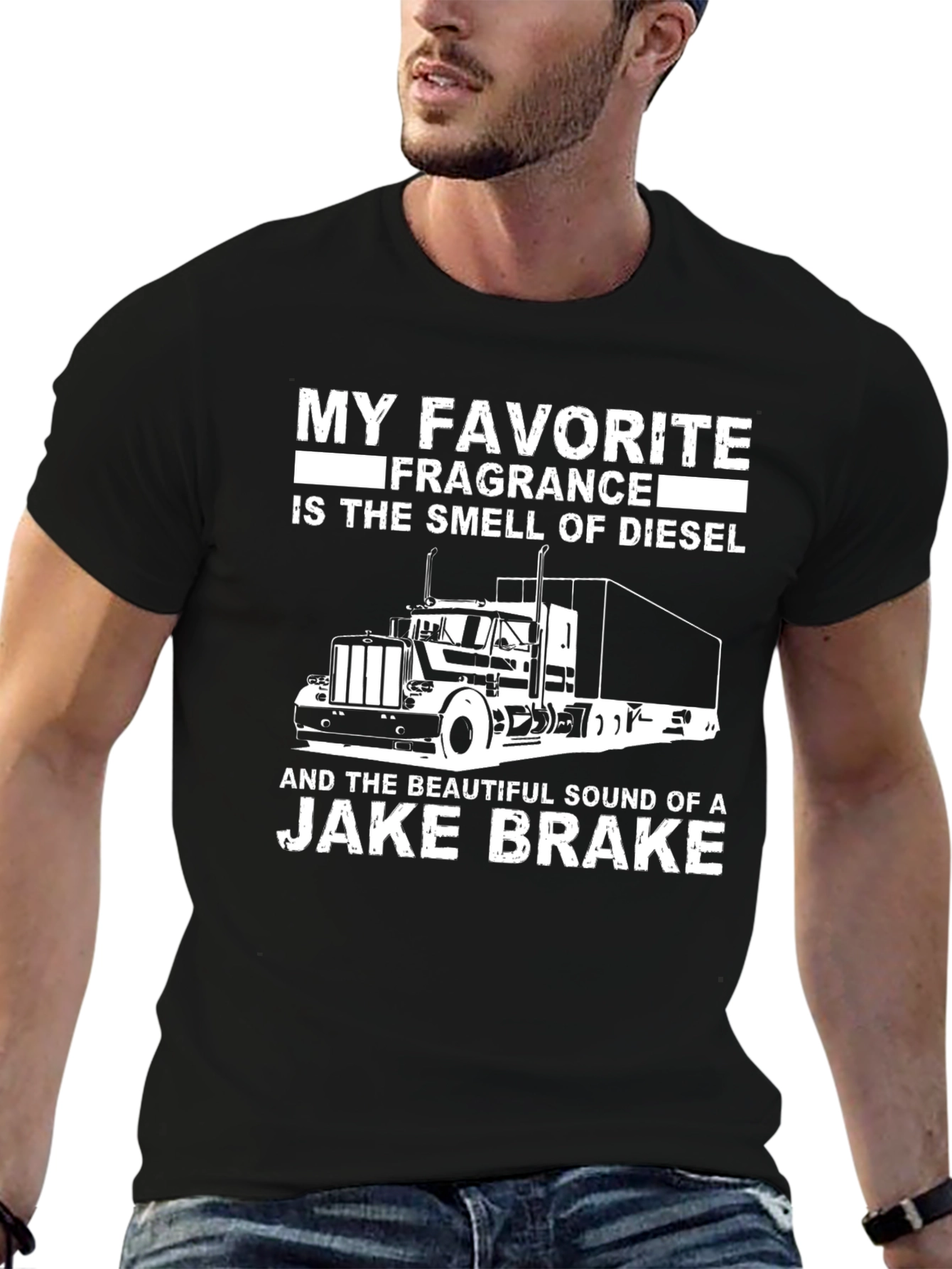 Diesel & Jake Brake T-Shirt: Truckers Favorite Fragrance
