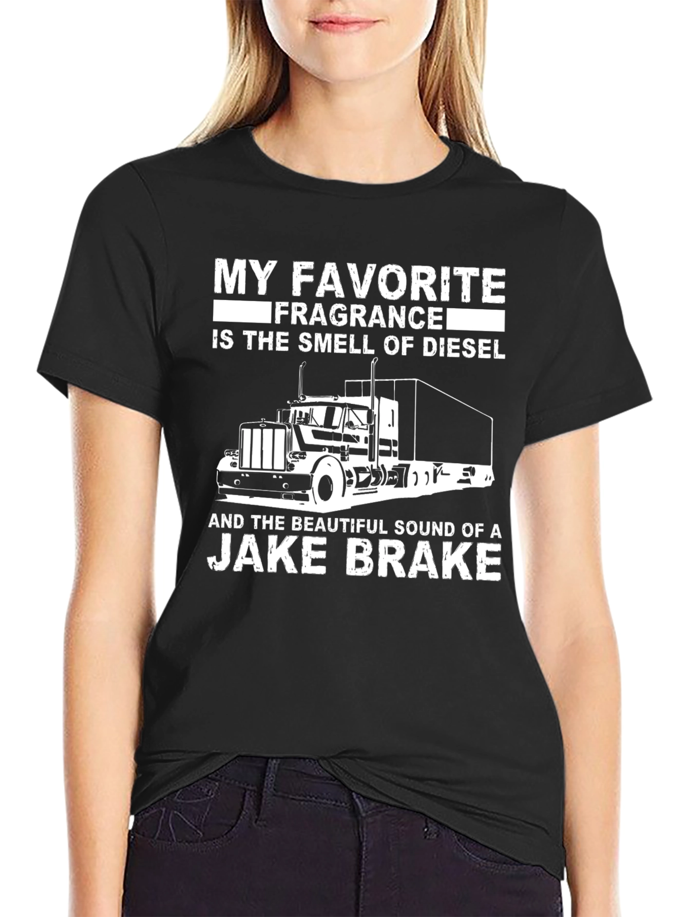 Diesel & Jake Brake T-Shirt: Truckers Favorite Fragrance