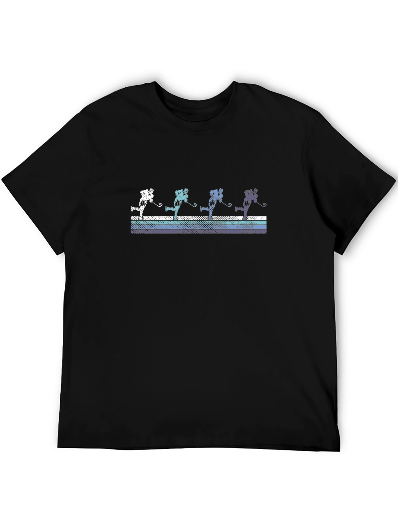 Retro Hockey Player T-Shirt