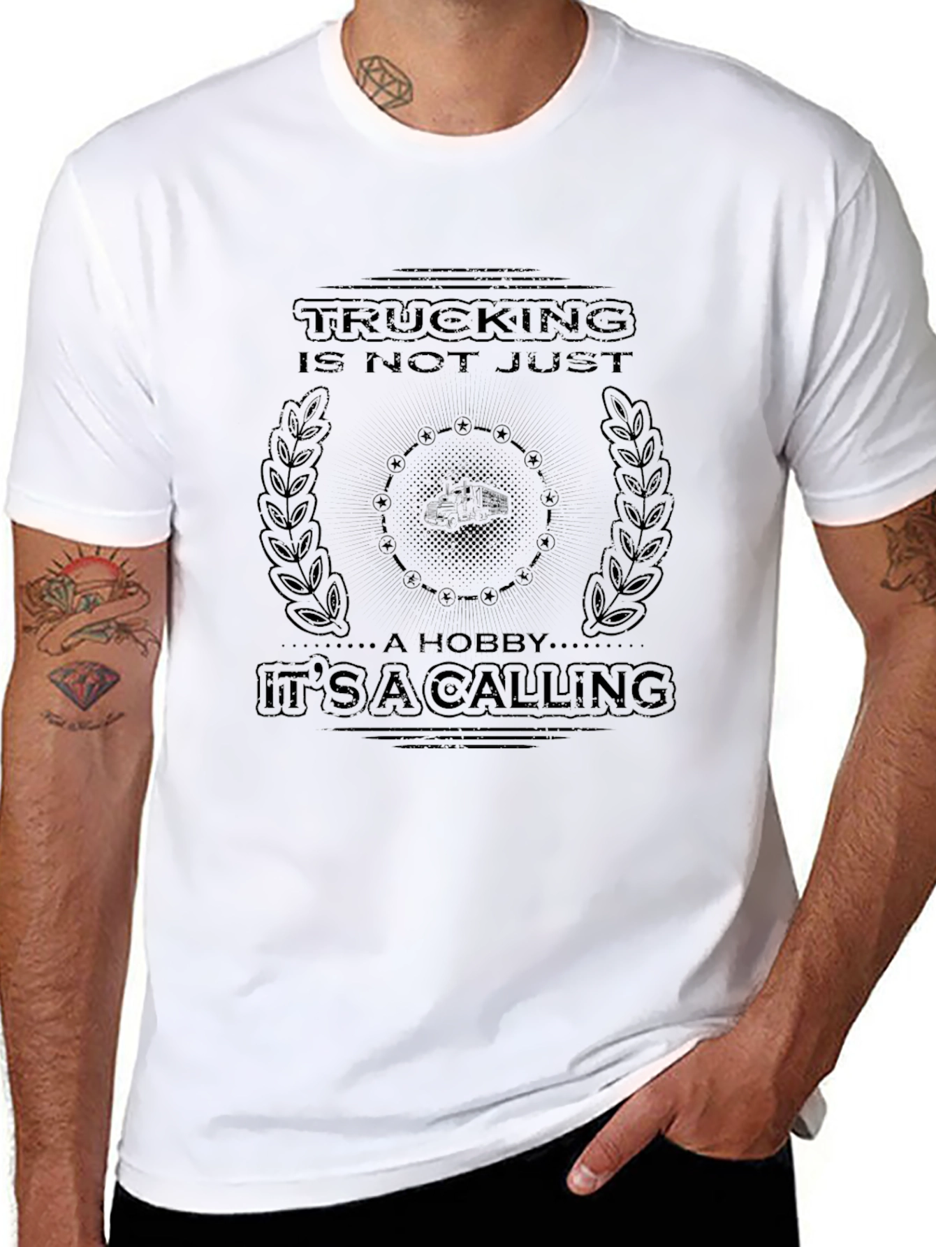 Trucking is a Calling T-Shirt - Black Graphic Tee