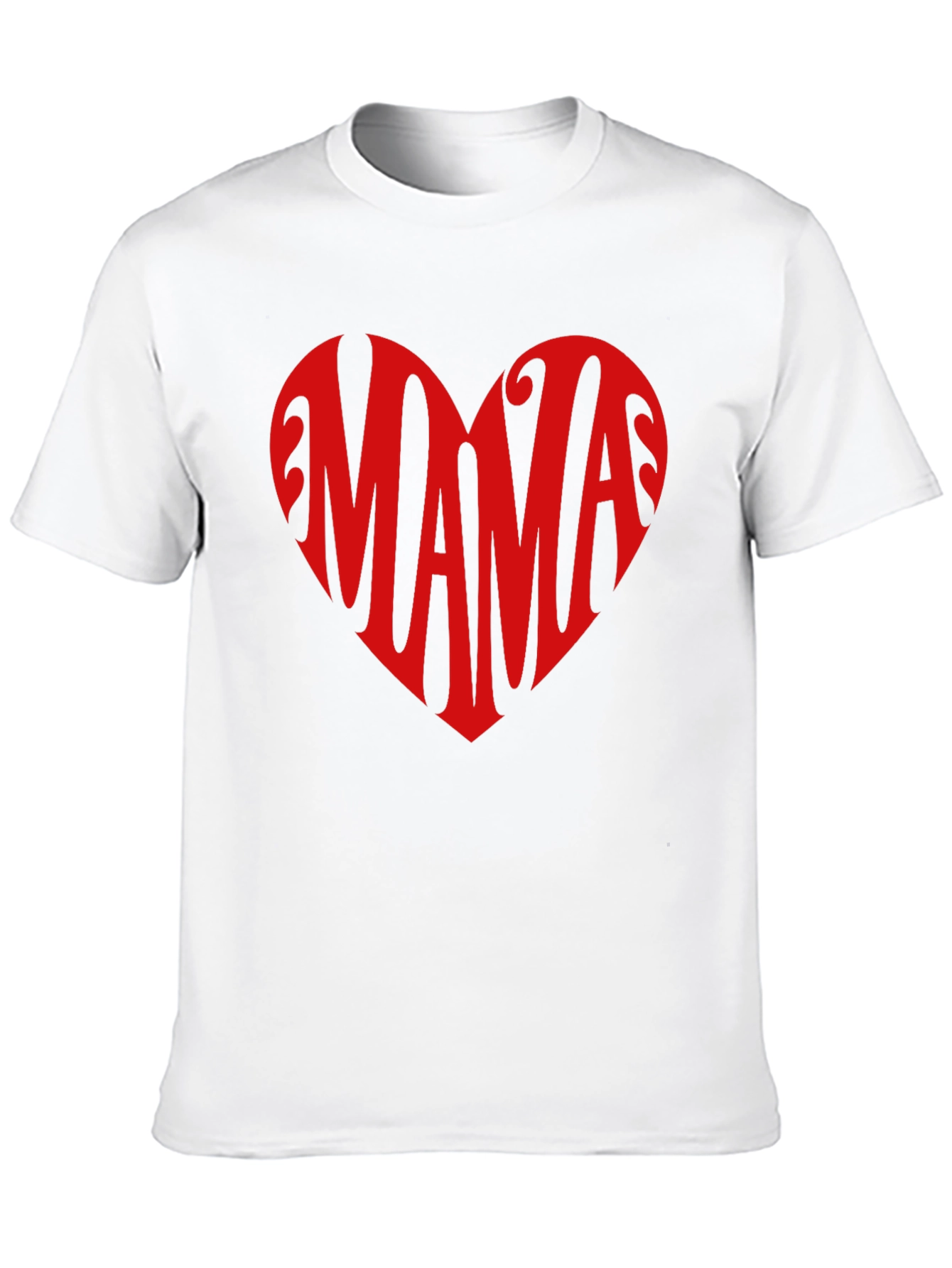 Mama Heart Graphic Tee - Perfect Mothers Day Gift
