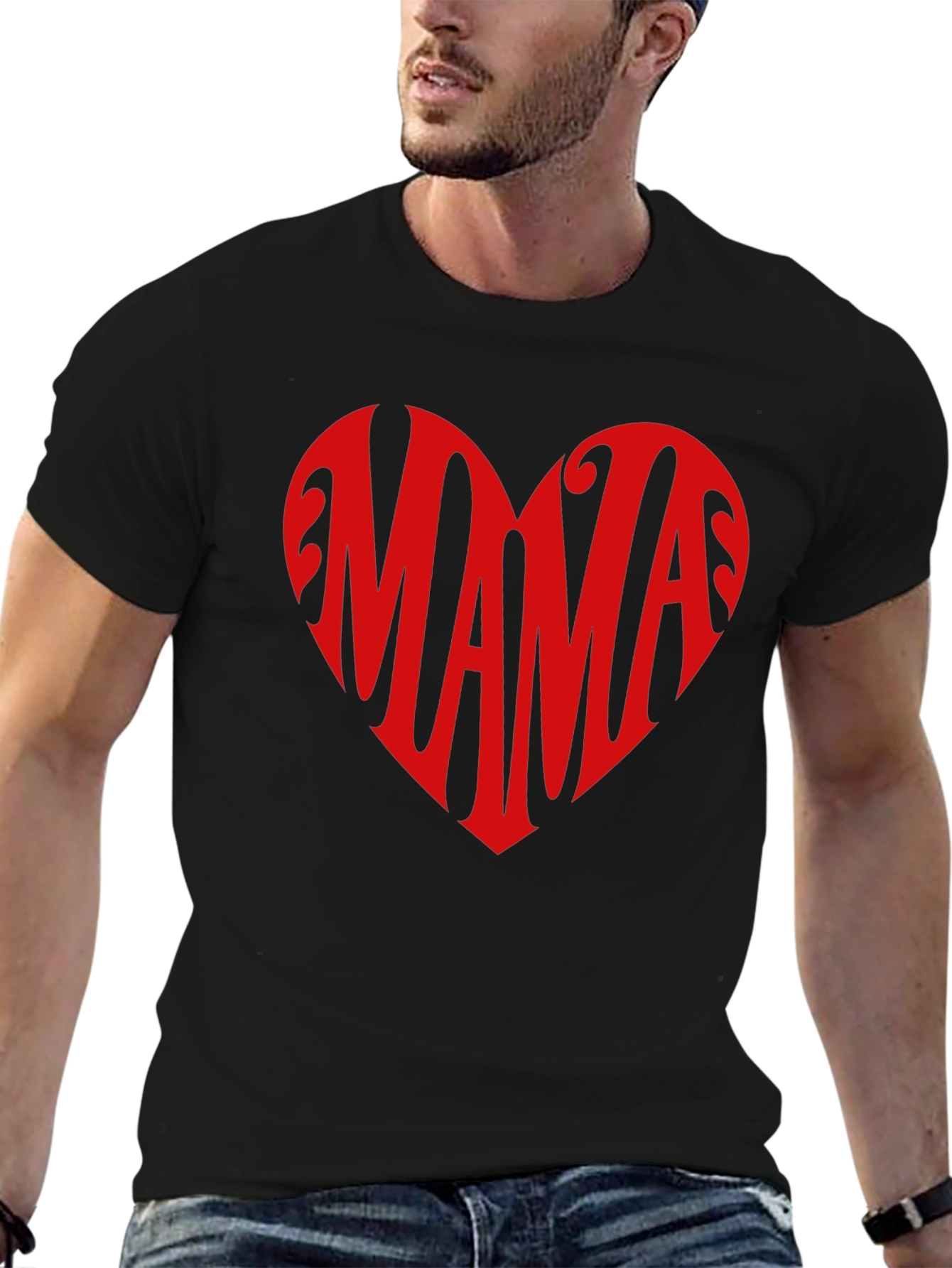 Mama Heart Graphic Tee - Perfect Mothers Day Gift