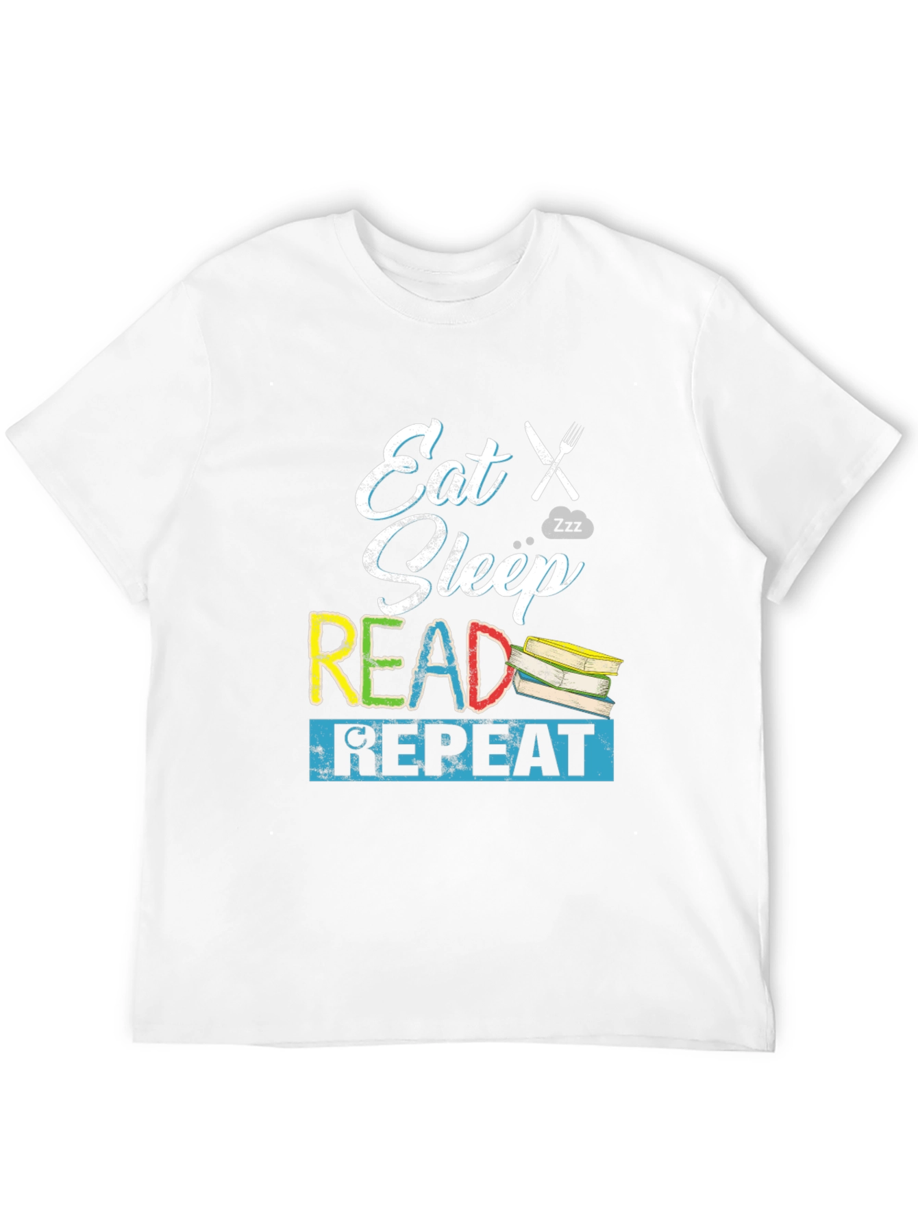 Eat Sleep Read Repeat Graphic Tee