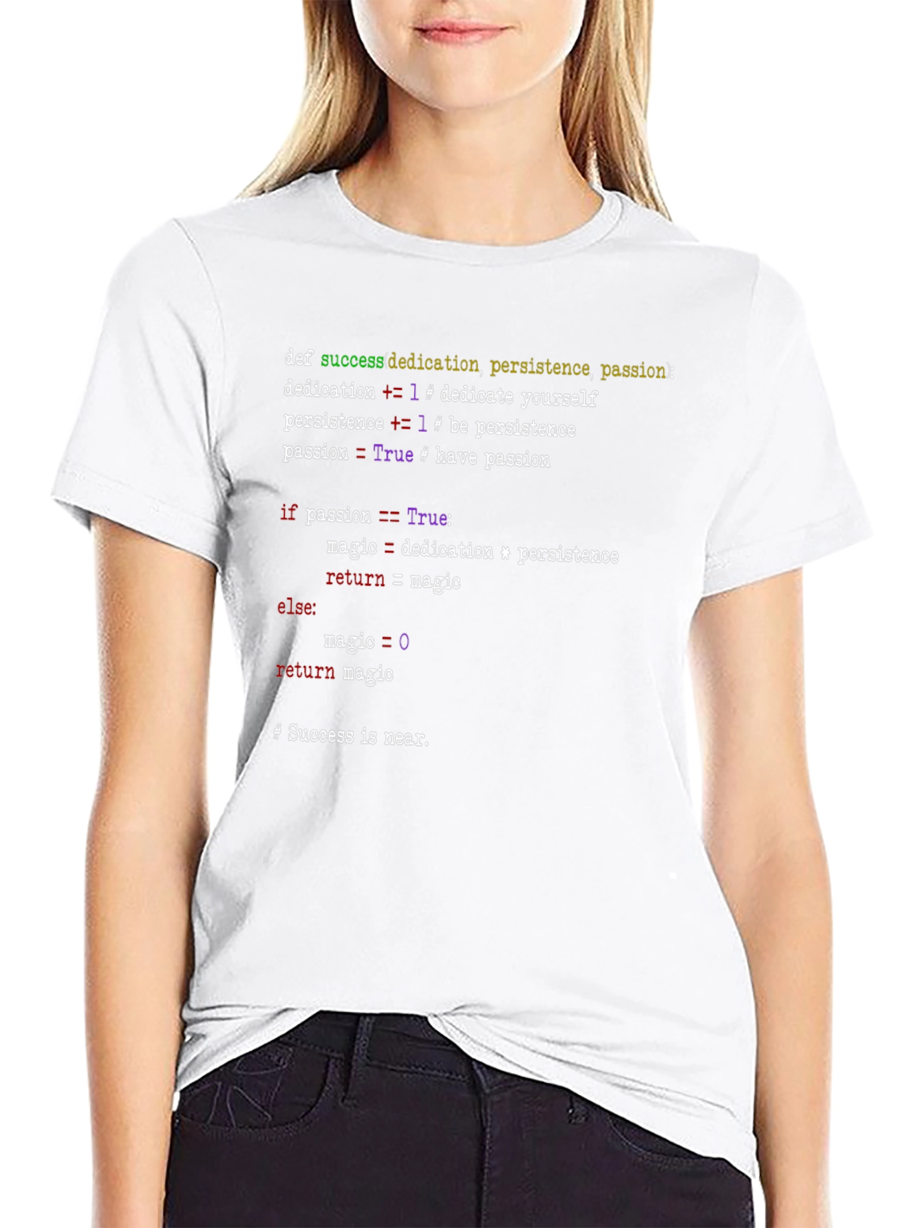 Python Code T-Shirt - Success Formula Tee