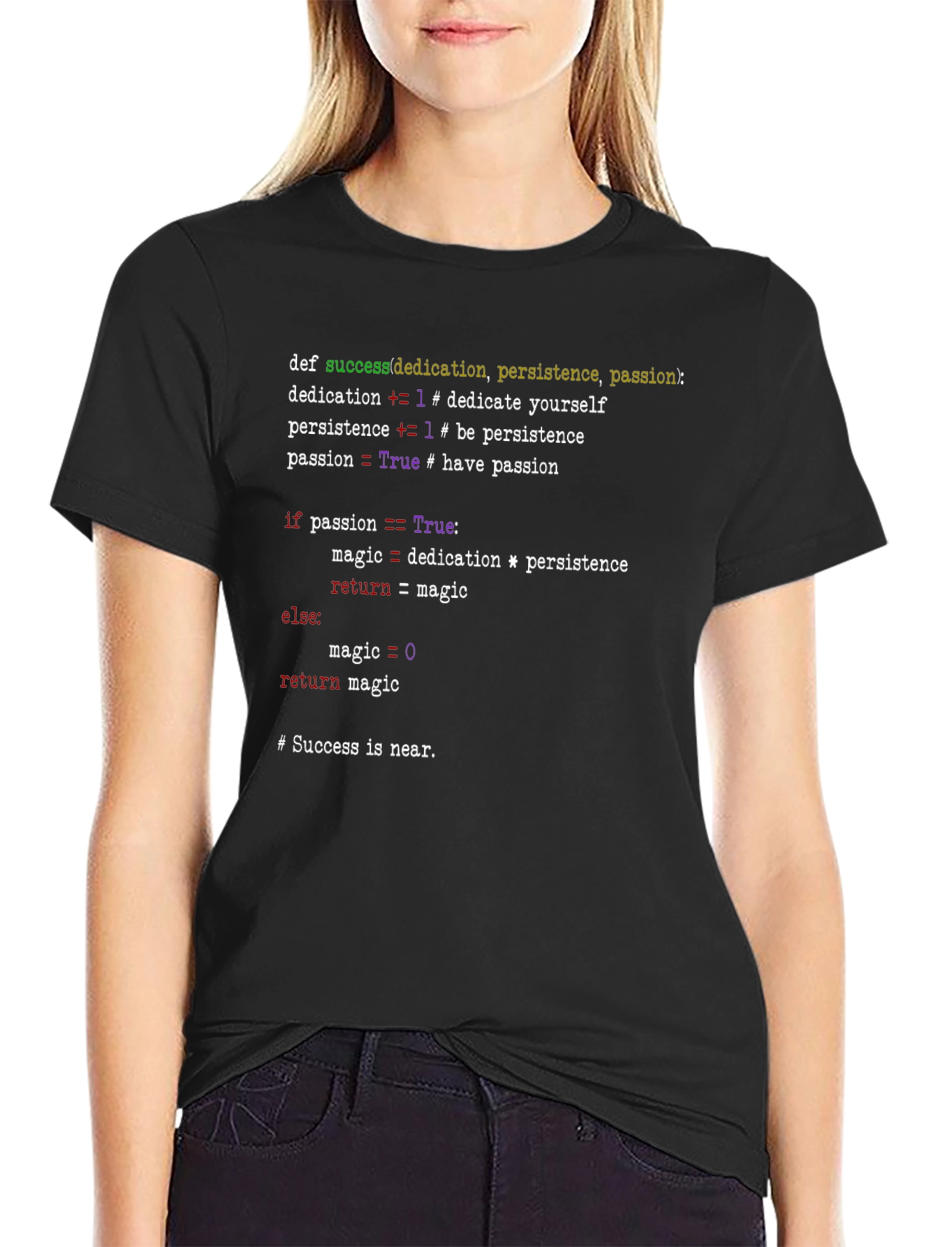 Python Code T-Shirt - Success Formula Tee