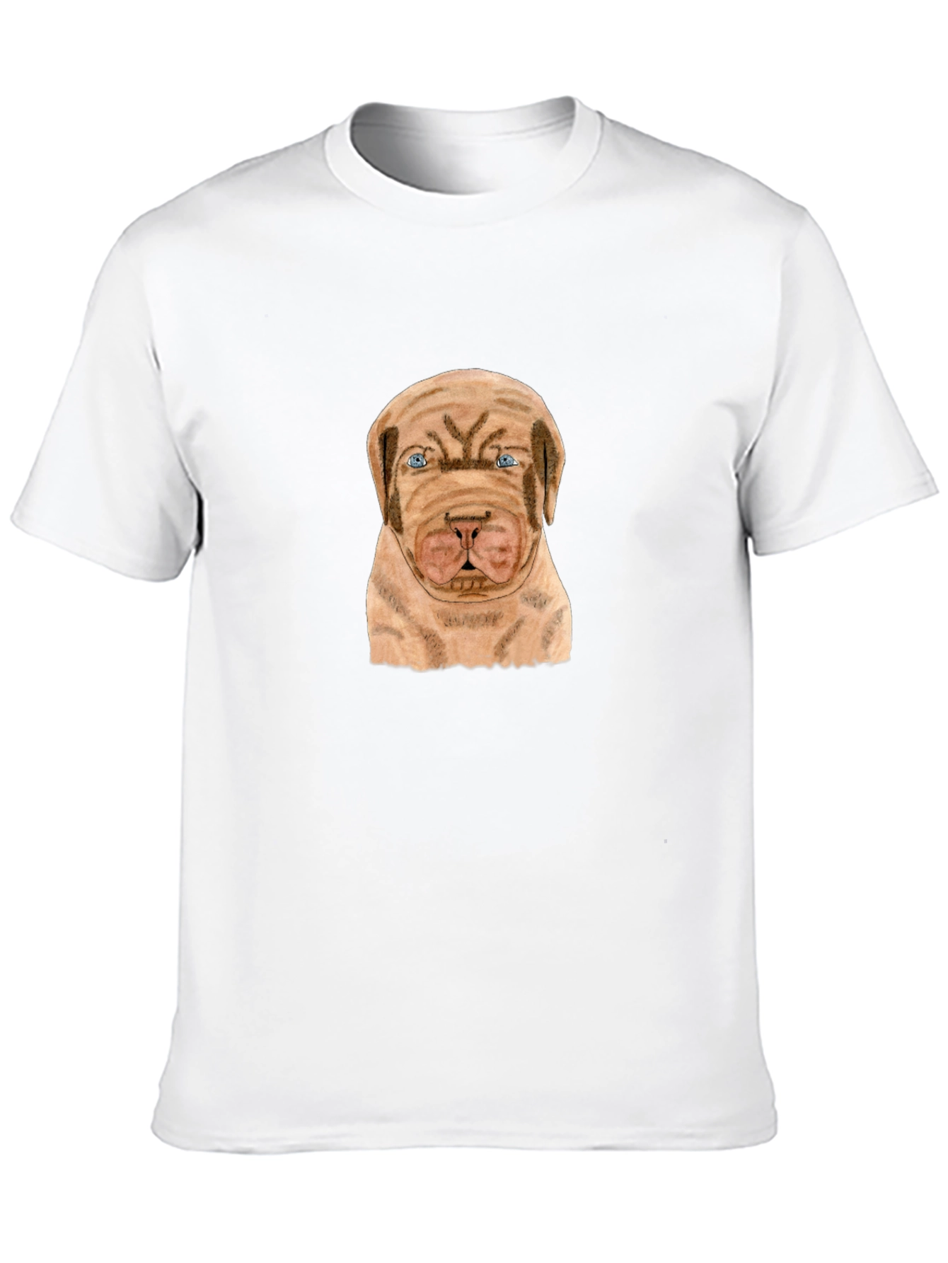 Dog Graphic T-Shirt - Casual Black Tee