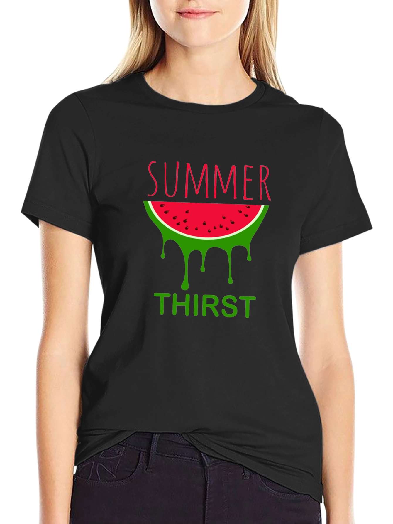 Summer Thirst Watermelon Graphic T-Shirt