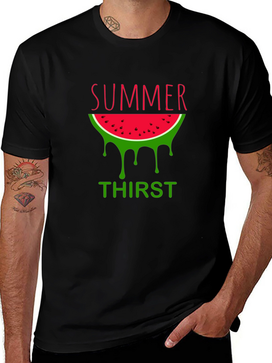 Summer Thirst Watermelon Graphic T-Shirt