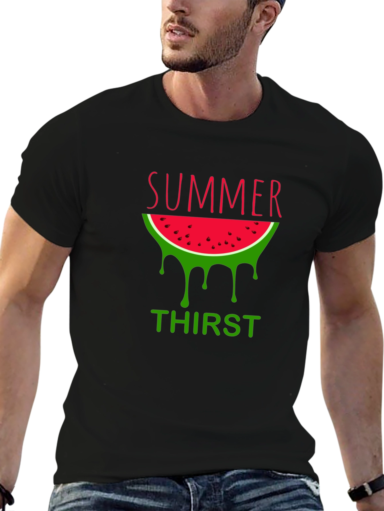 Summer Thirst Watermelon Graphic T-Shirt