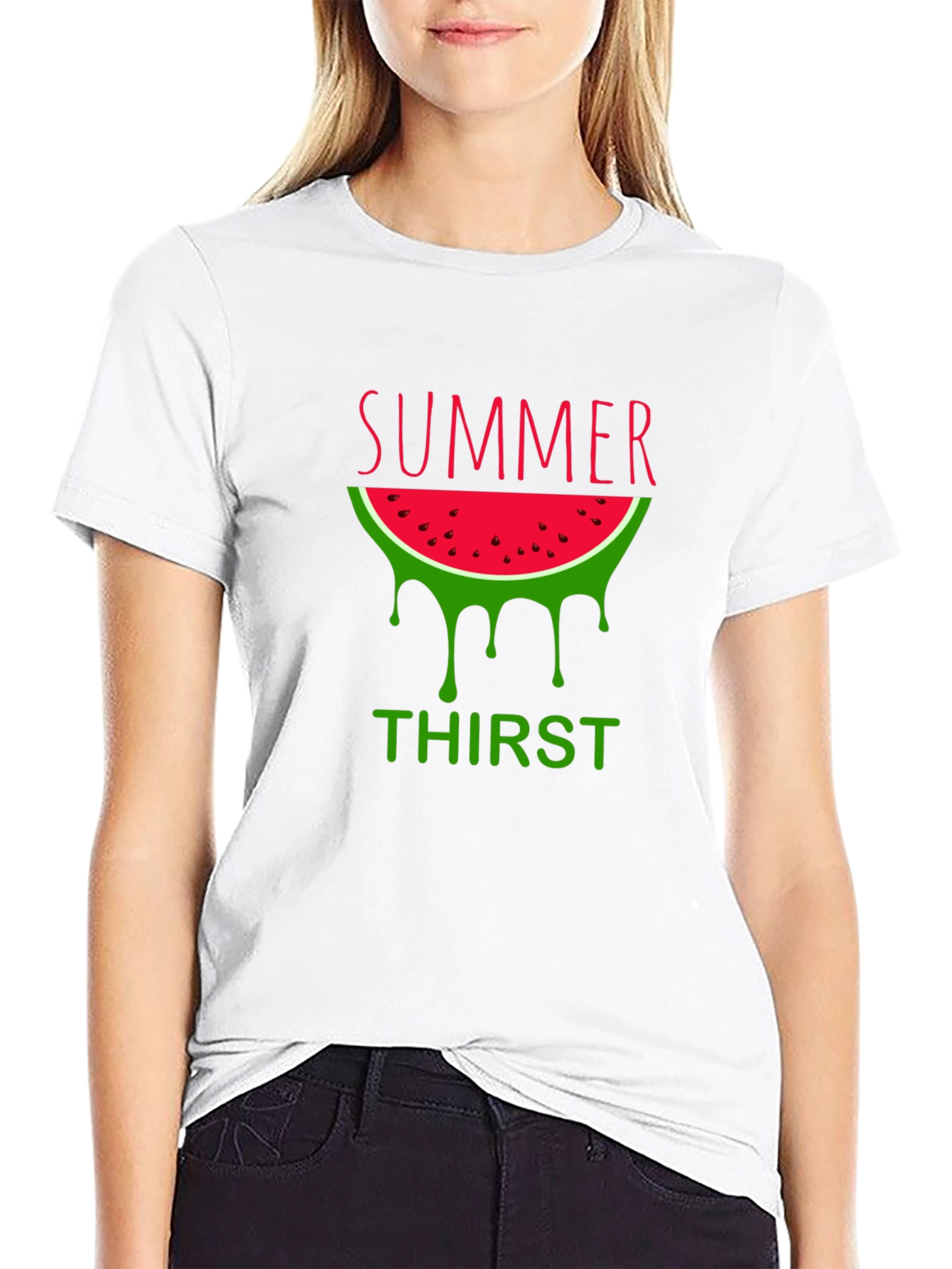 Summer Thirst Watermelon Graphic T-Shirt