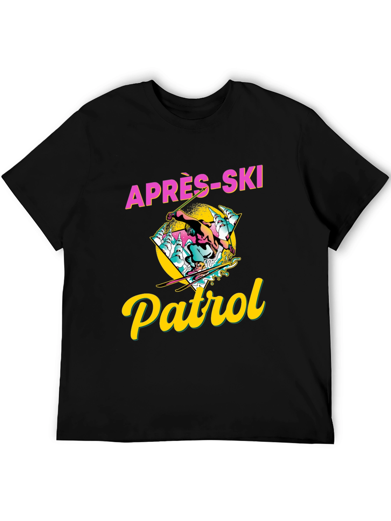 Après-Ski Patrol Graphic Tee - Retro Style