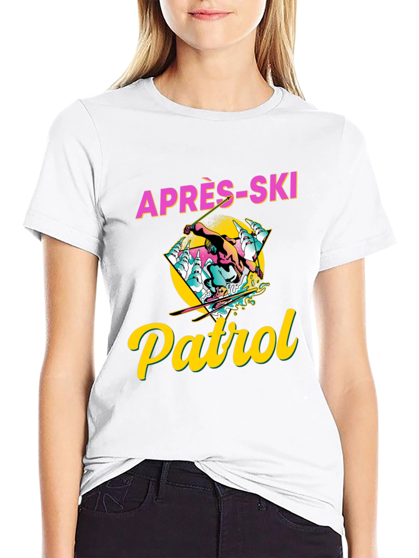 Après-Ski Patrol Graphic Tee - Retro Style