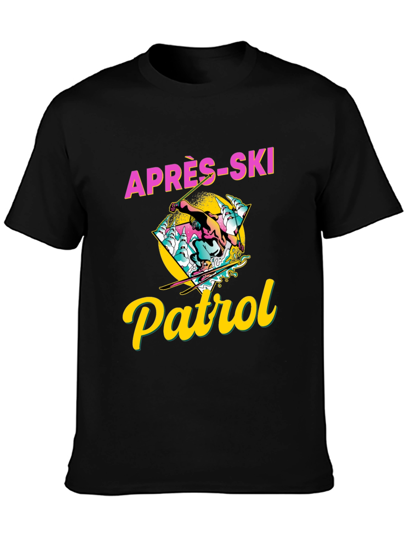 Après-Ski Patrol Graphic Tee - Retro Style