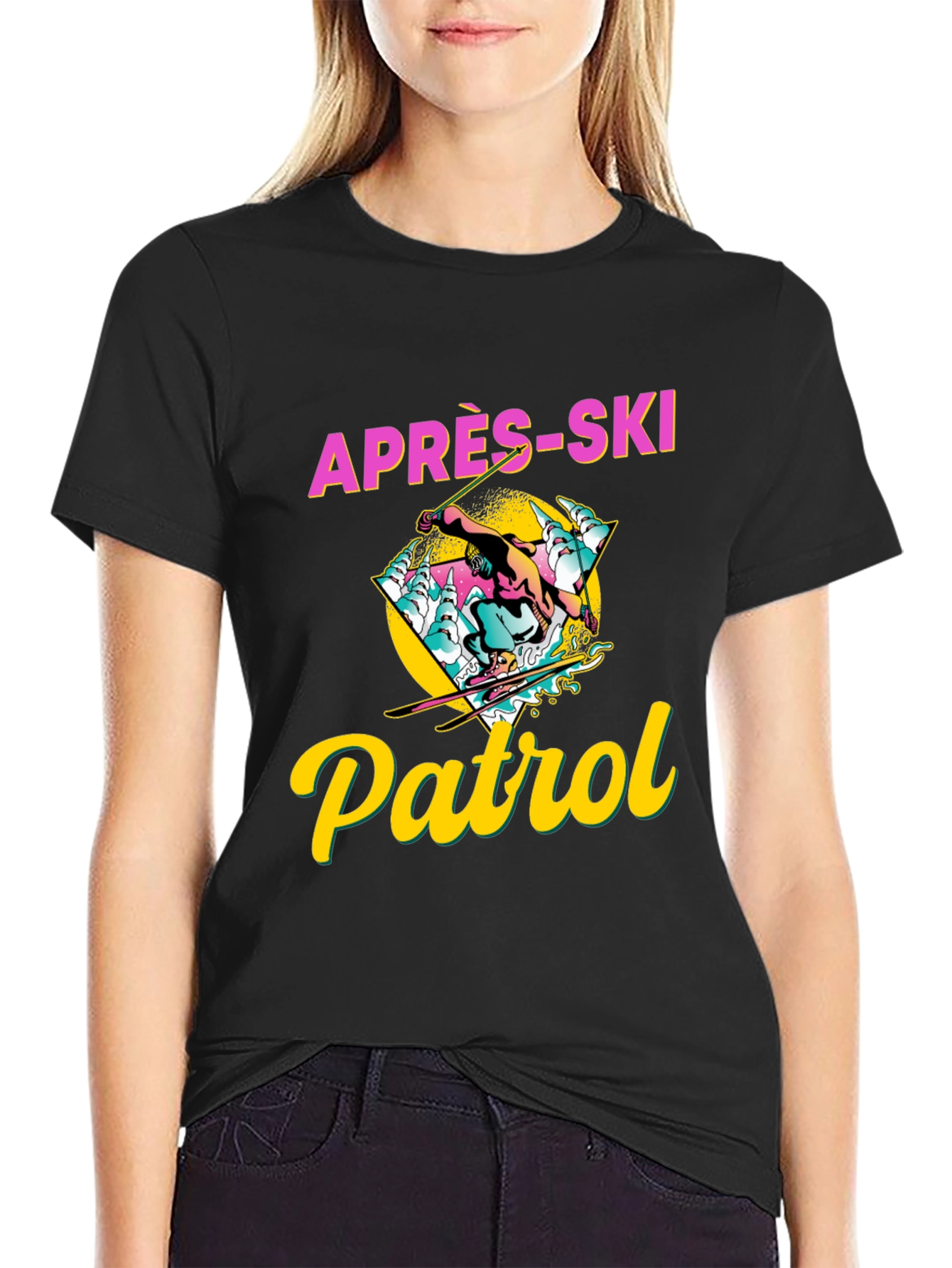 Après-Ski Patrol Graphic Tee - Retro Style