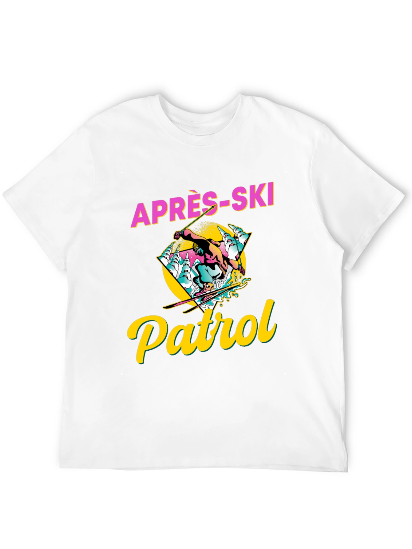 Après-Ski Patrol Graphic Tee - Retro Style