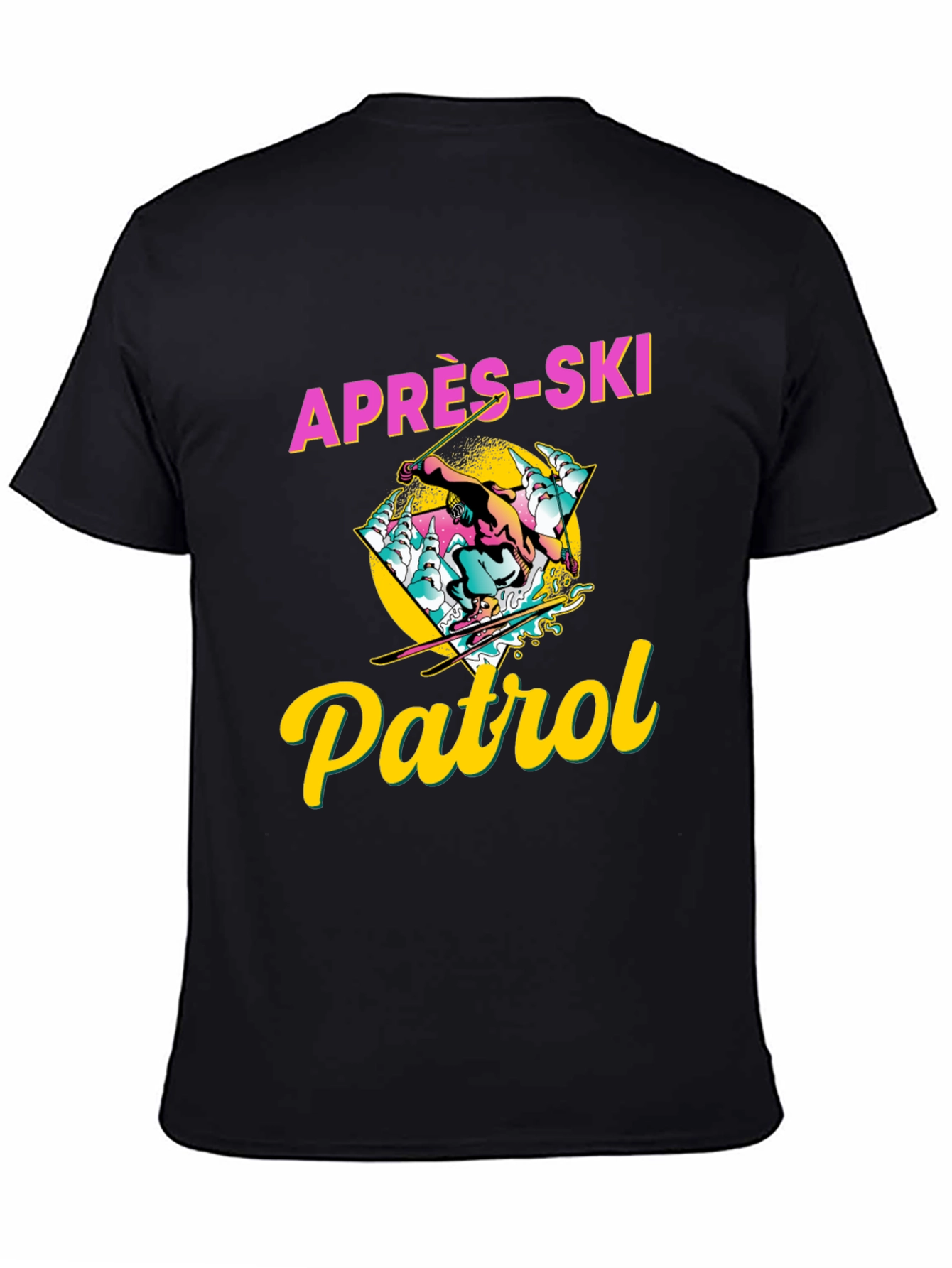 Après-Ski Patrol Graphic Tee - Retro Style
