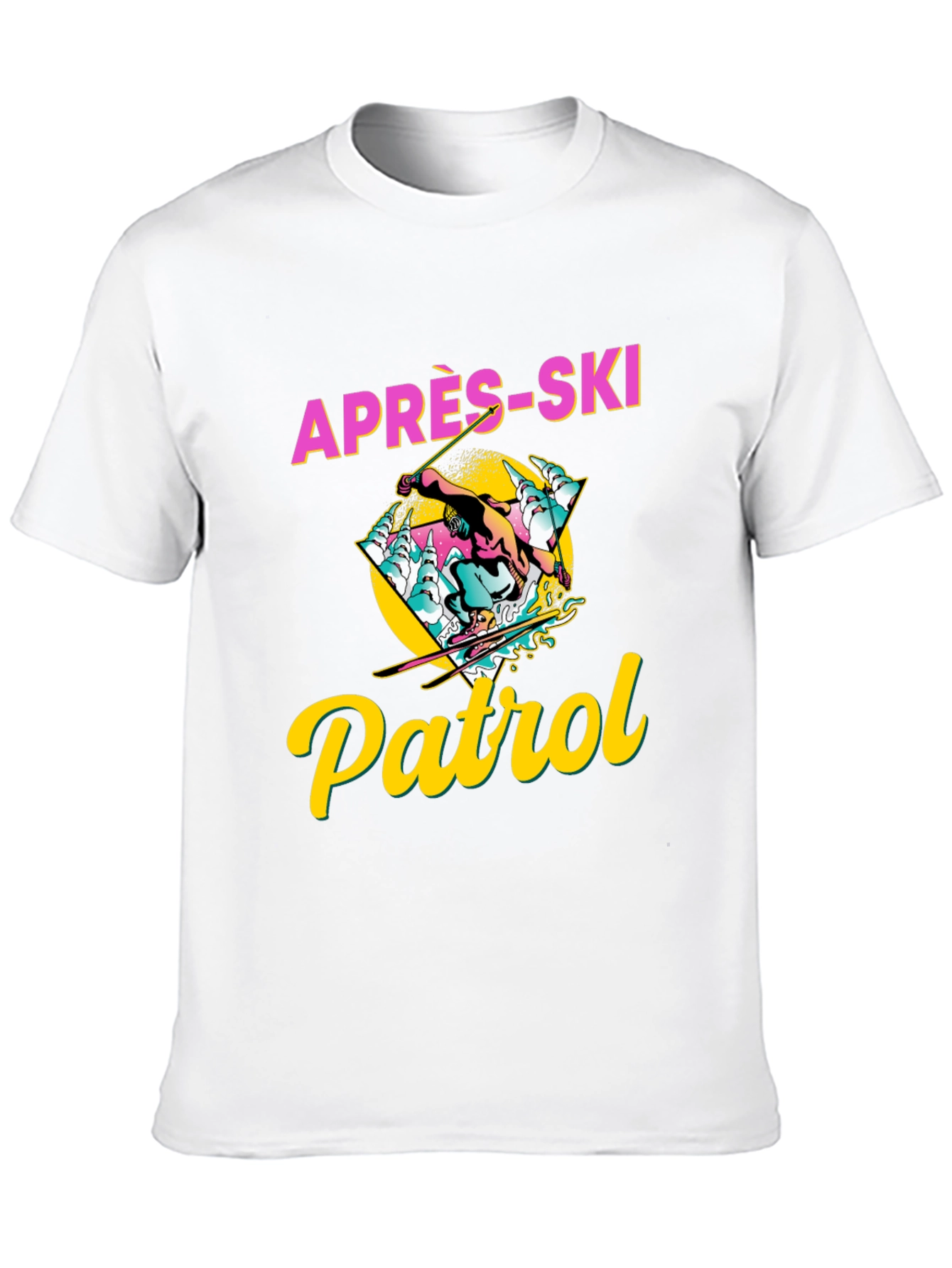Après-Ski Patrol Graphic Tee - Retro Style