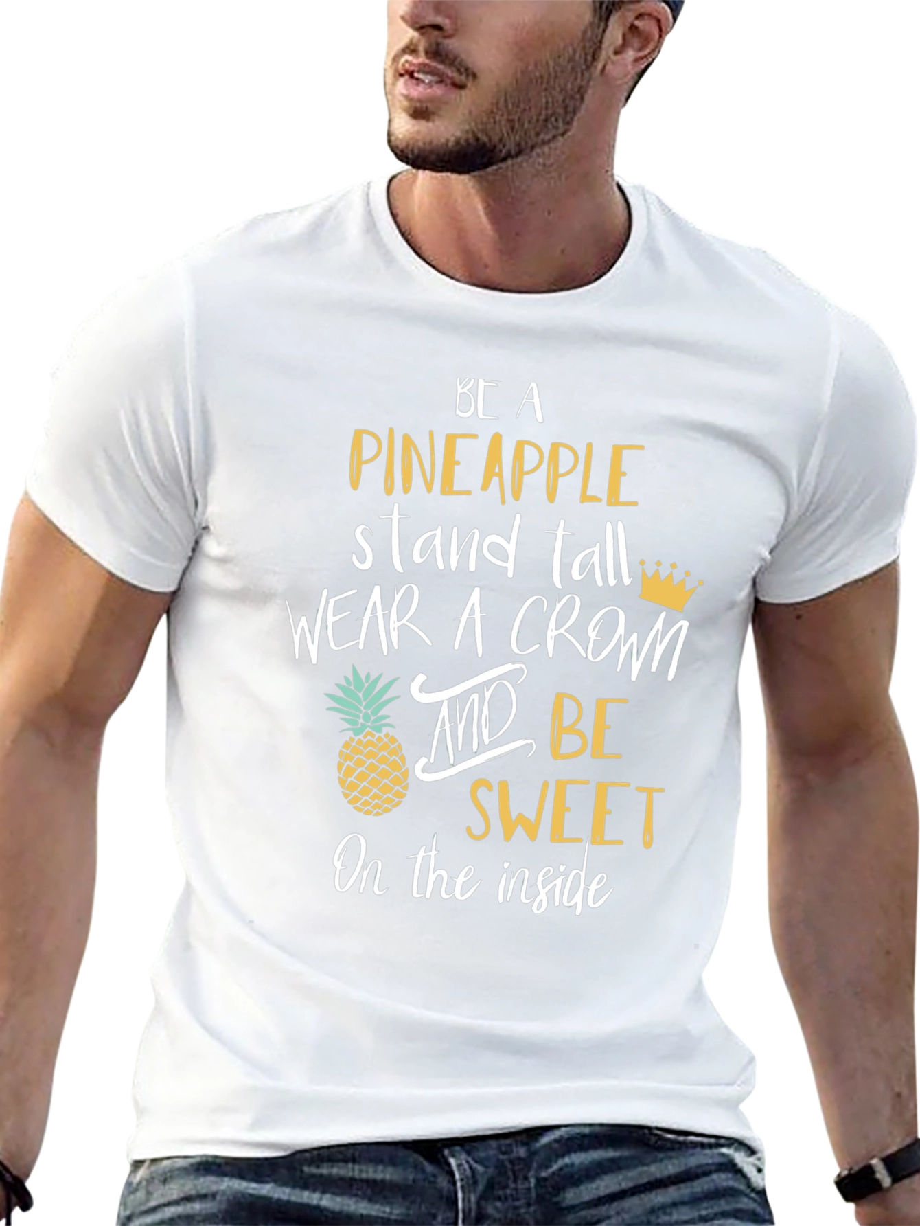 Be a Pineapple Graphic Tee - Stand Tall