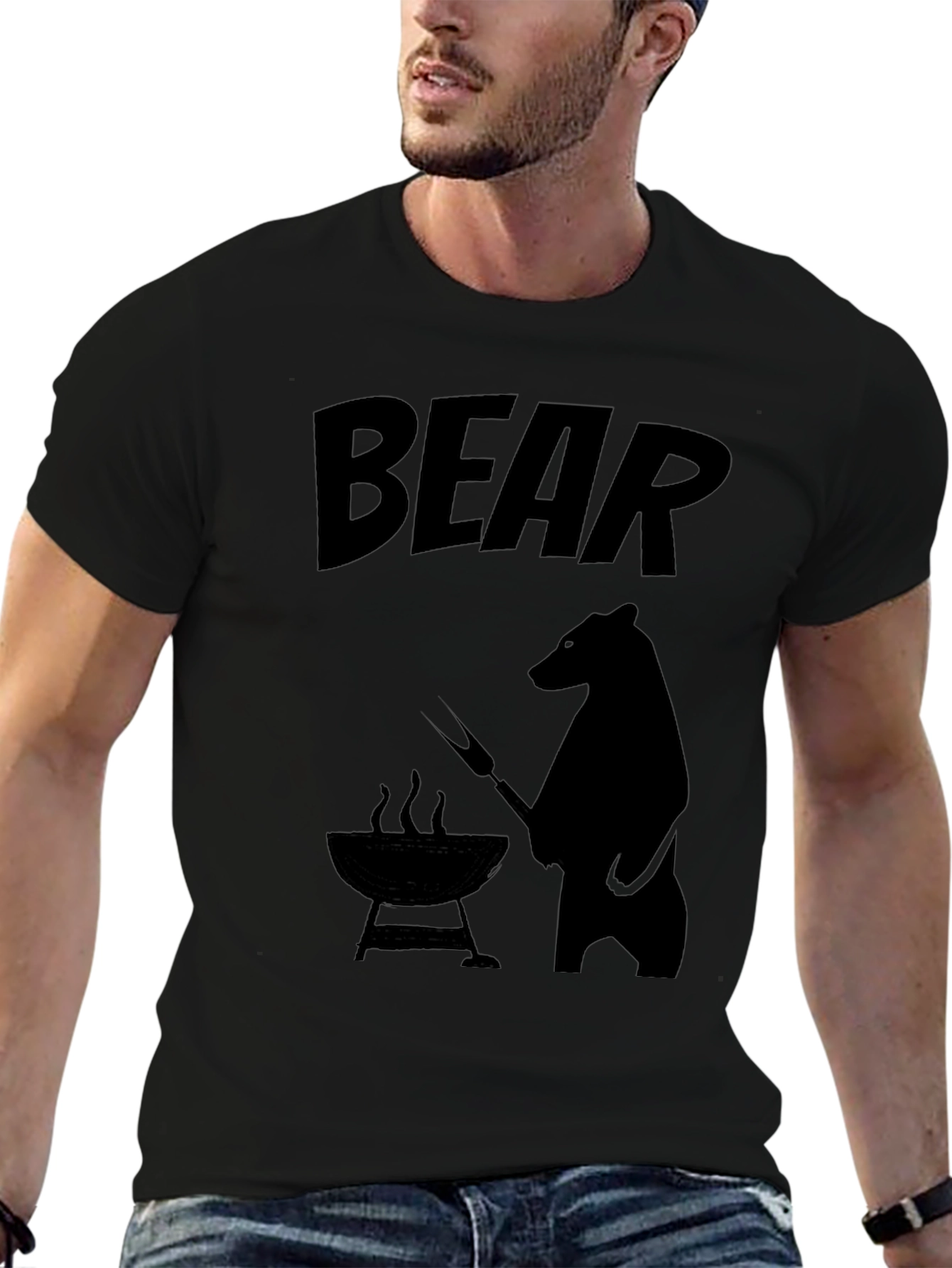 Bear BBQ T-Shirt - Funny Grilling Tee