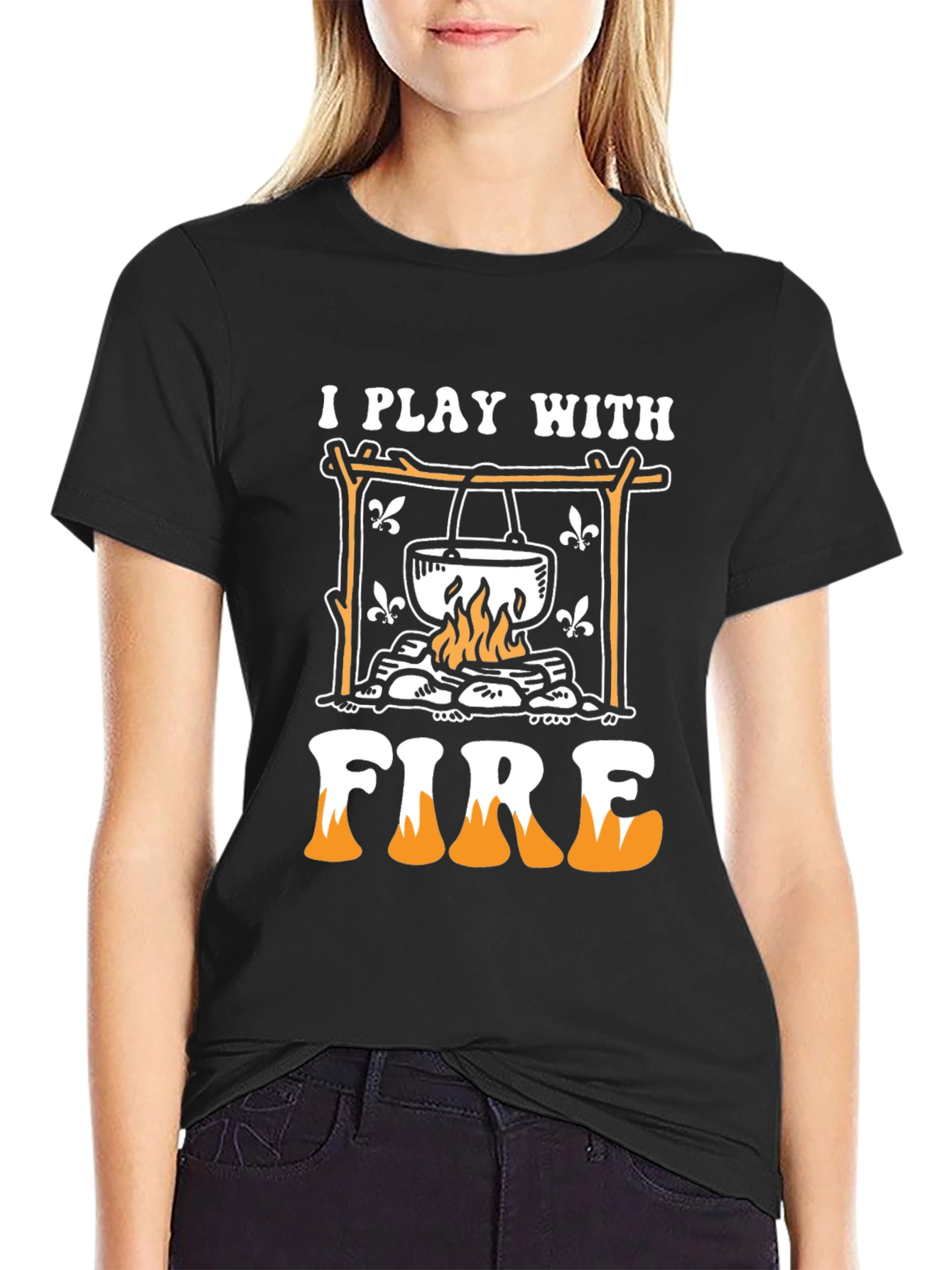 I Play With Fire Campfire T-Shirt