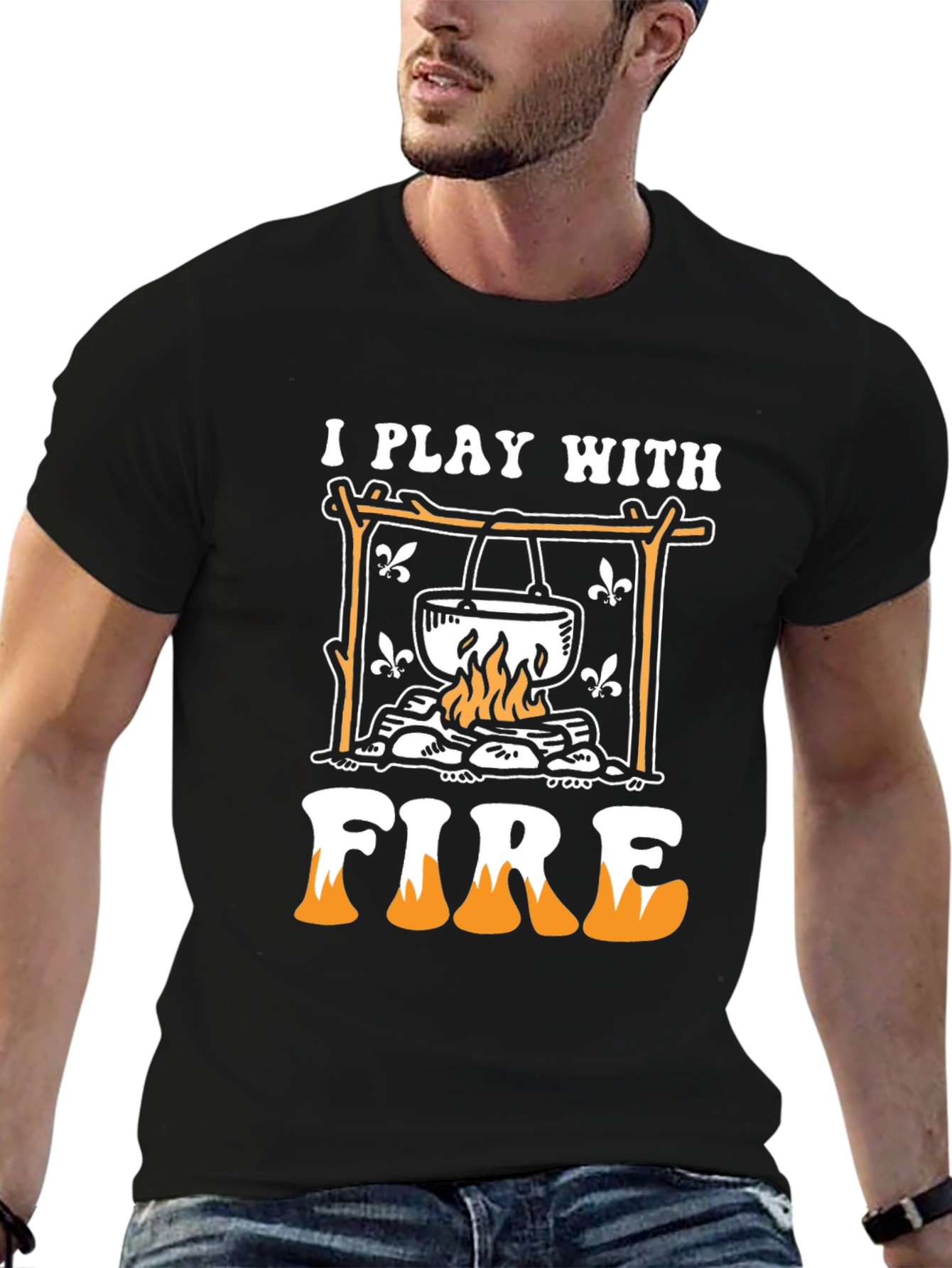 I Play With Fire Campfire T-Shirt