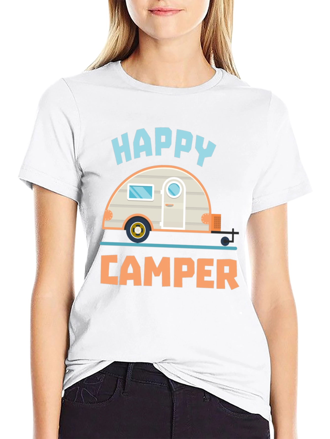 Happy Camper Graphic T-Shirt
