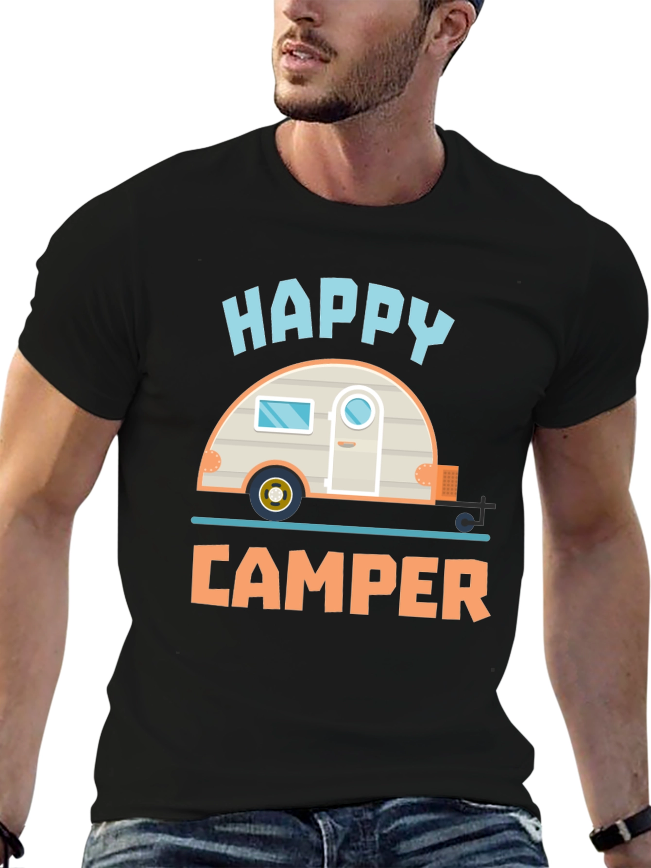 Happy Camper Graphic T-Shirt