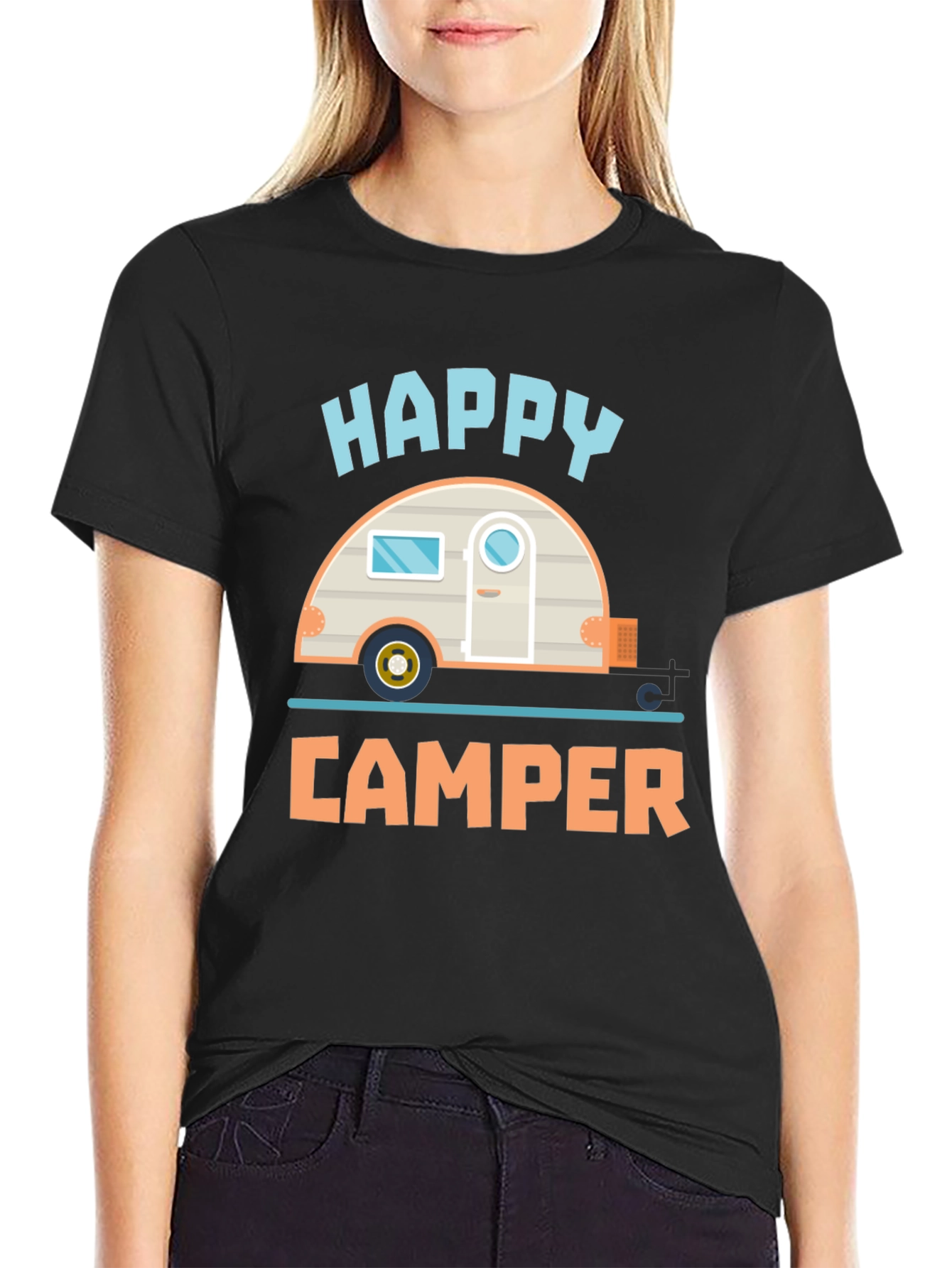 Happy Camper Graphic T-Shirt
