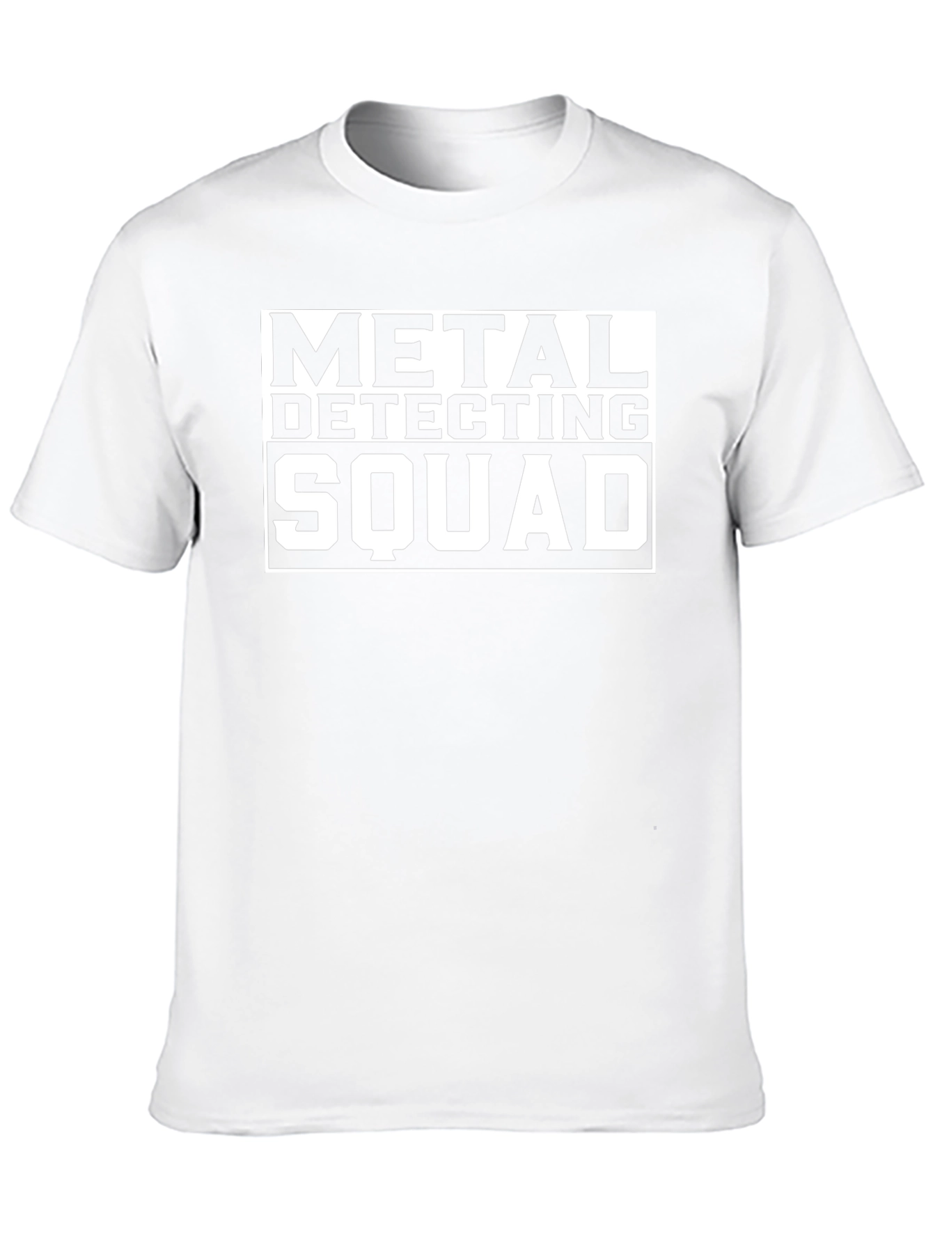 Metal Detecting Squad Black Graphic Tee