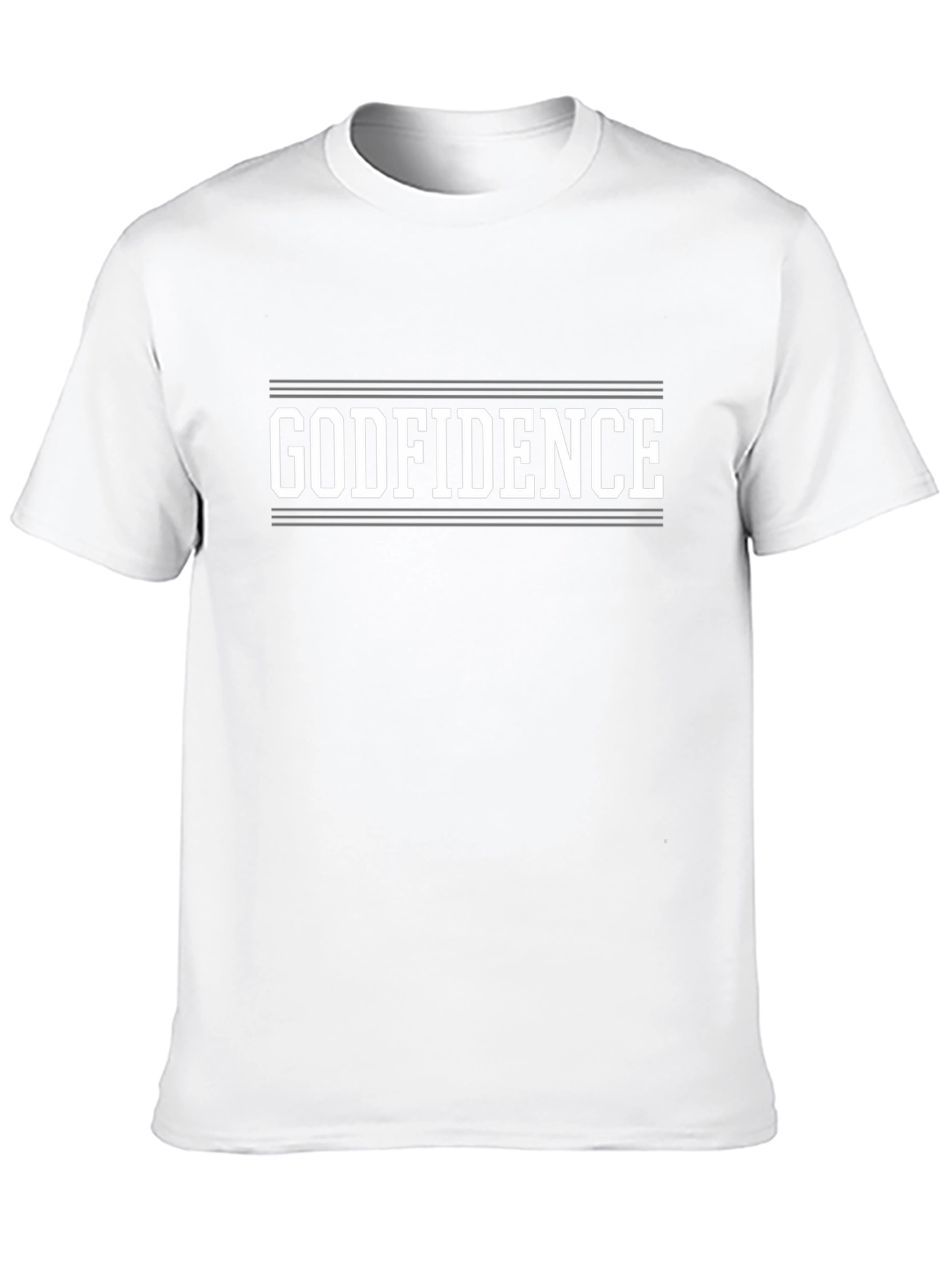 Godfidence Black T-Shirt - Religious Inspired Apparel