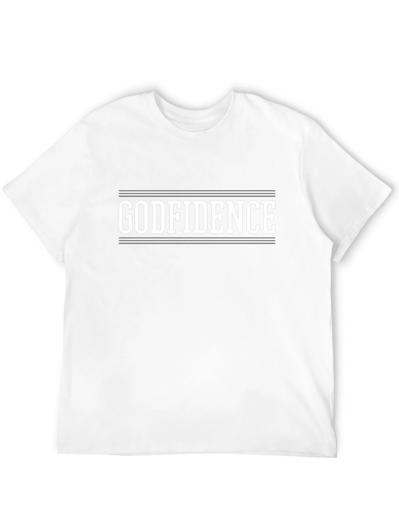 Godfidence Black T-Shirt - Religious Inspired Apparel