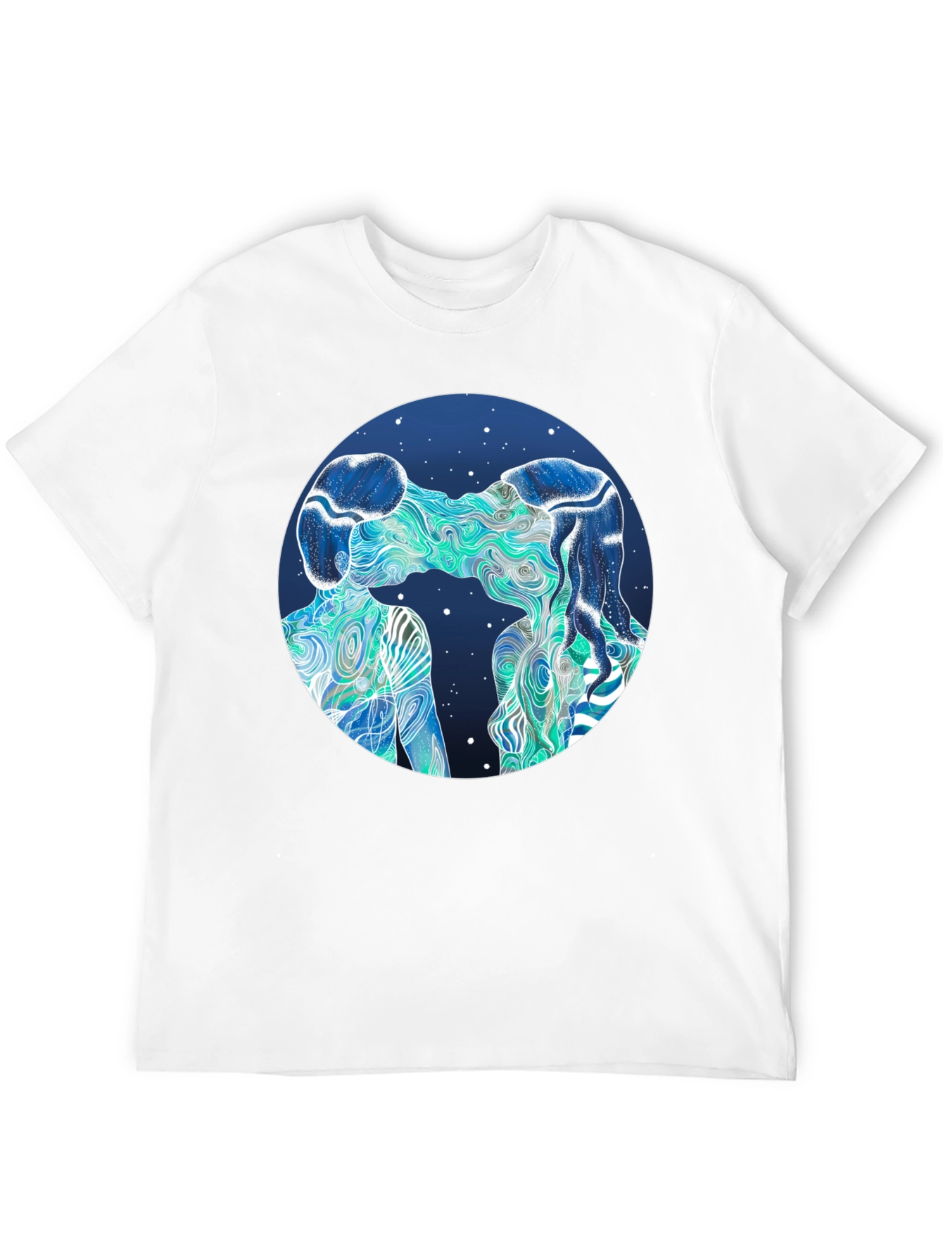 Abstract Lovers Graphic T-Shirt