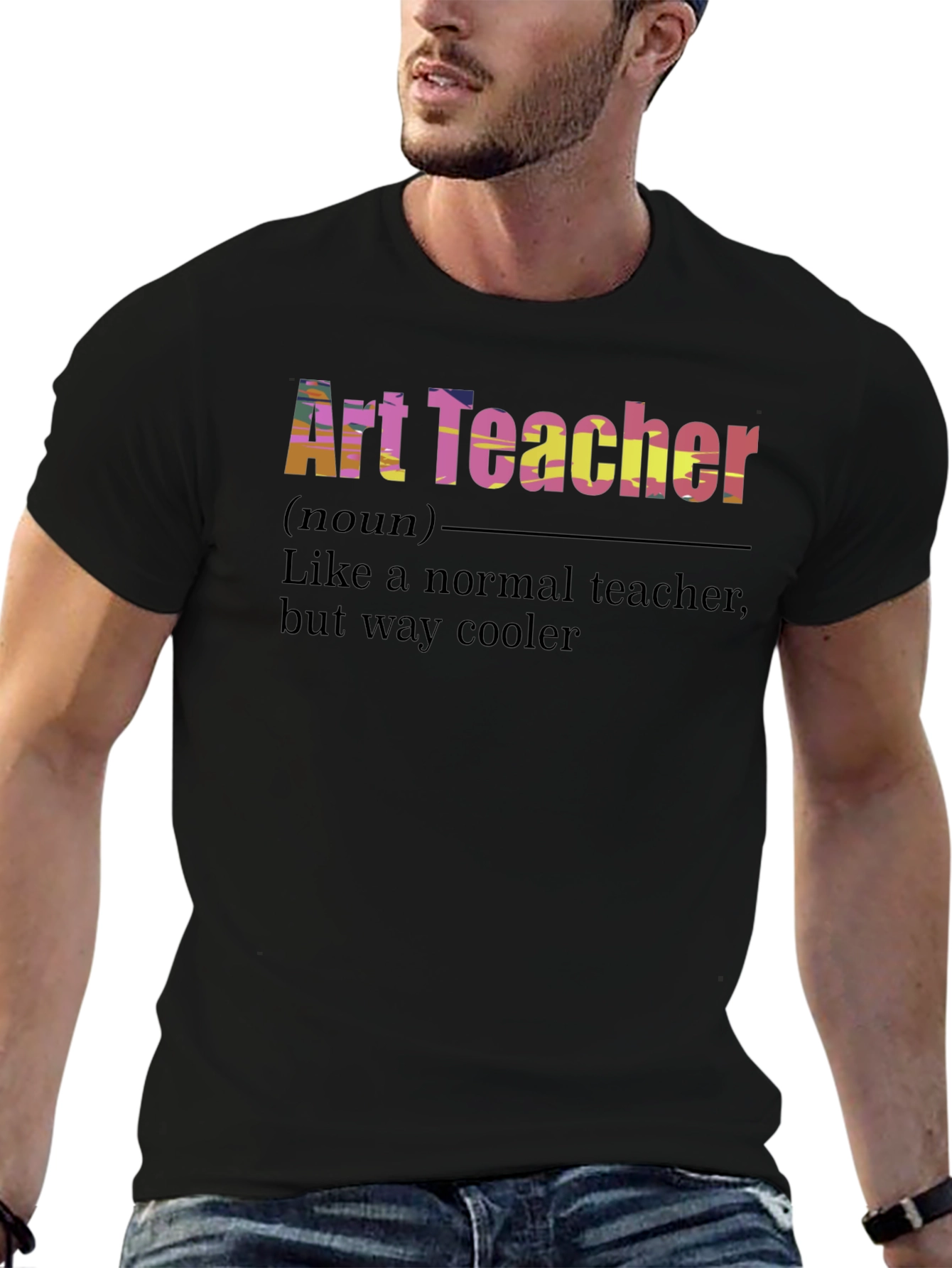 Art Teacher Definition Black T-Shirt