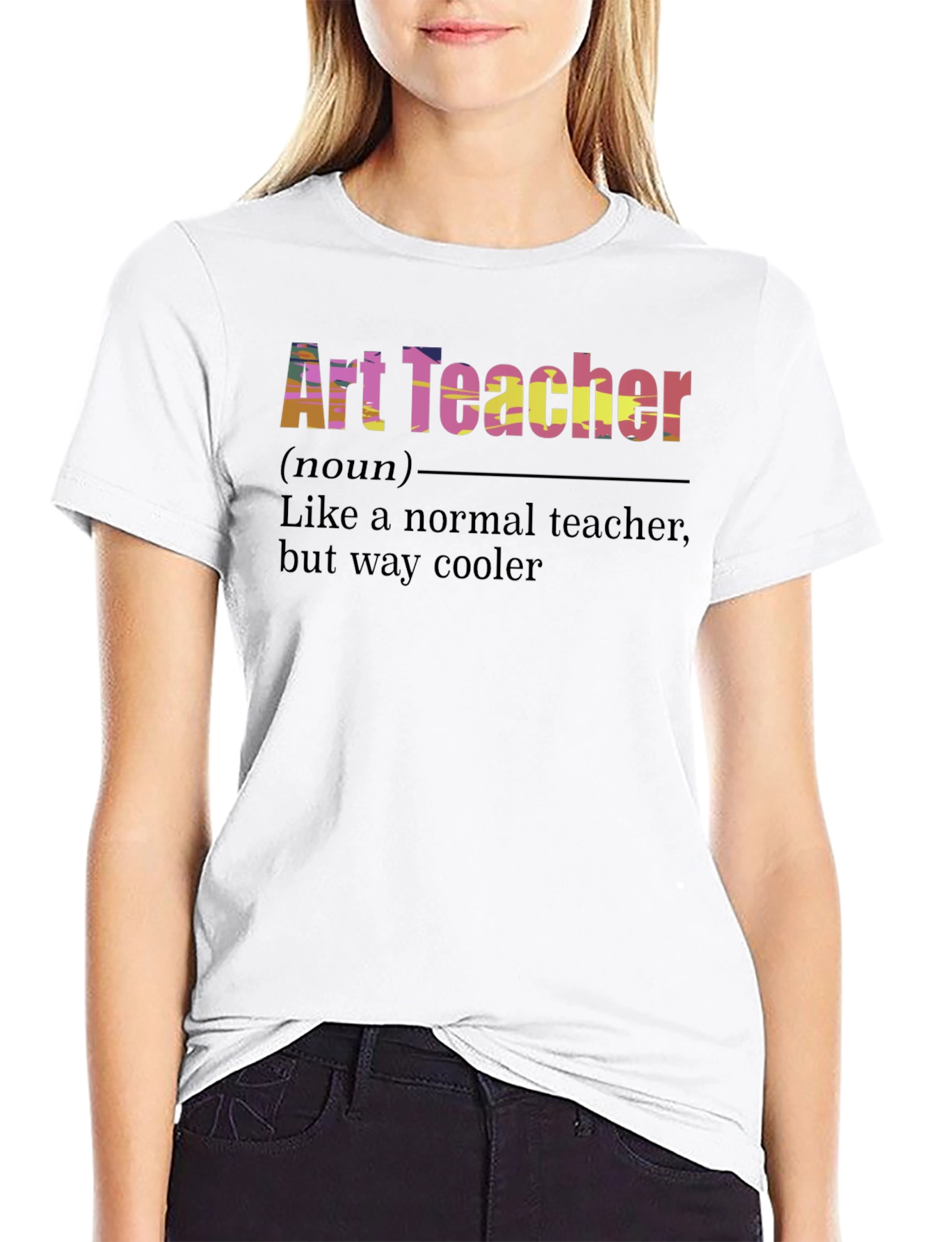 Art Teacher Definition Black T-Shirt