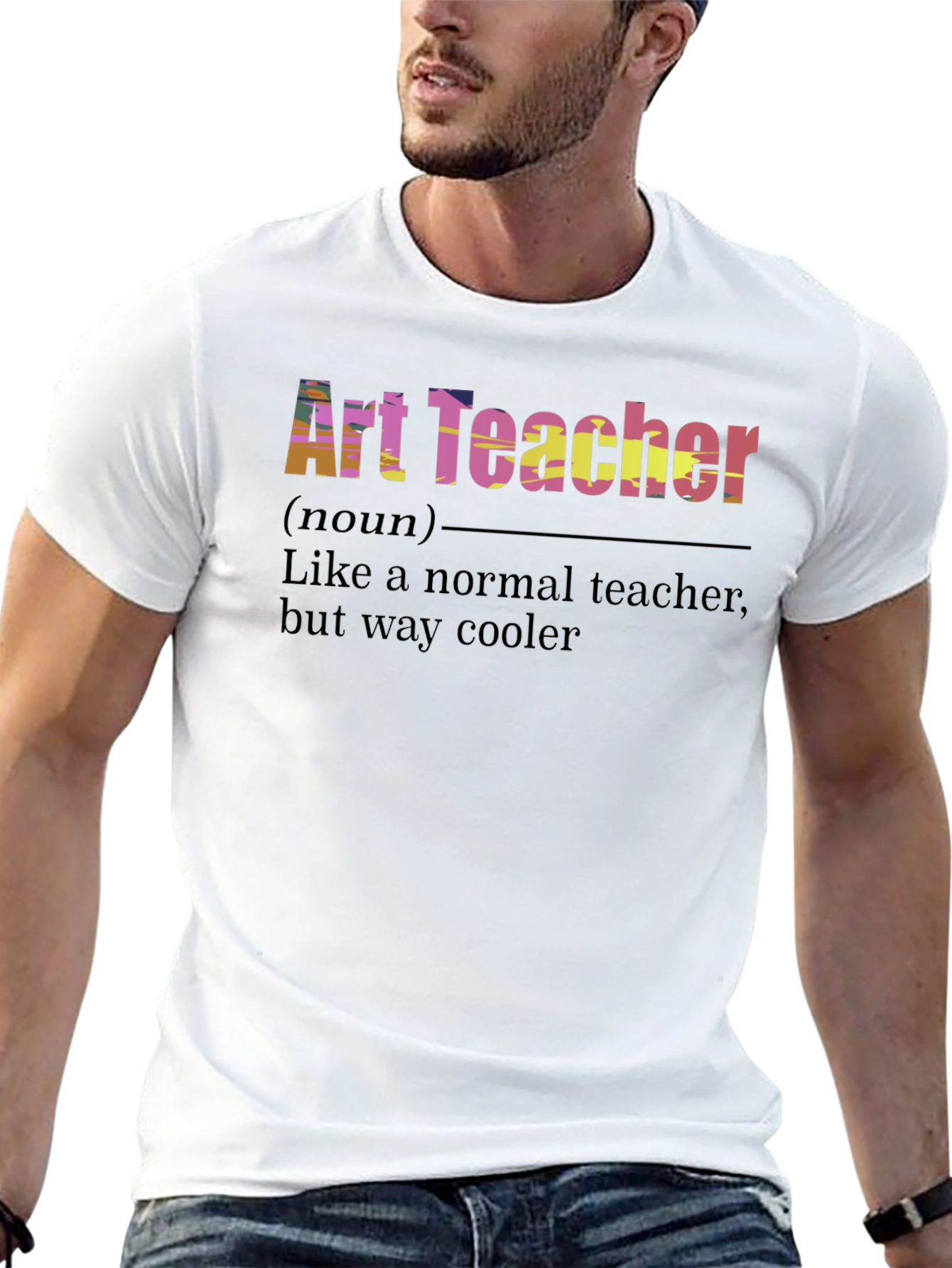 Art Teacher Definition Black T-Shirt