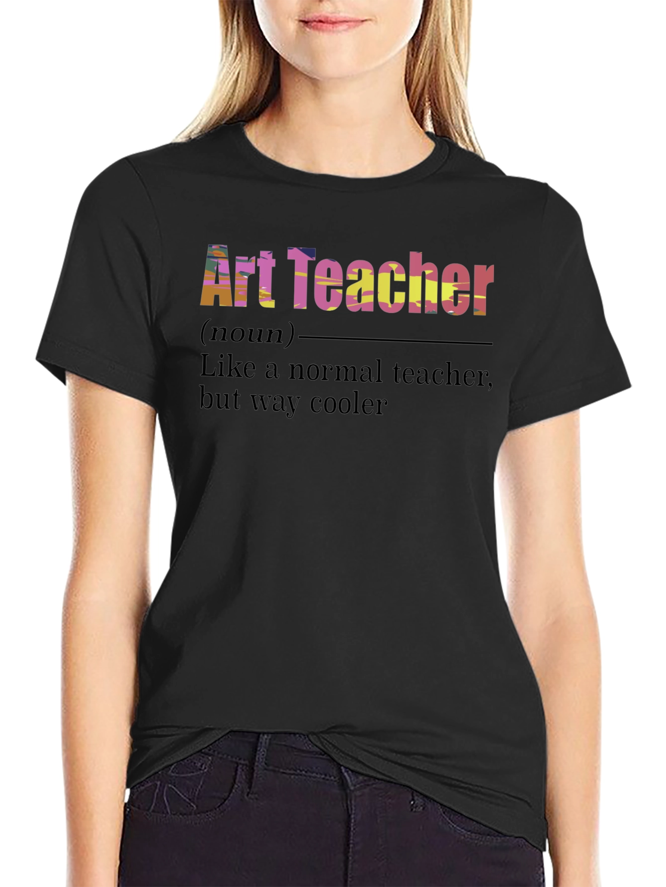 Art Teacher Definition Black T-Shirt
