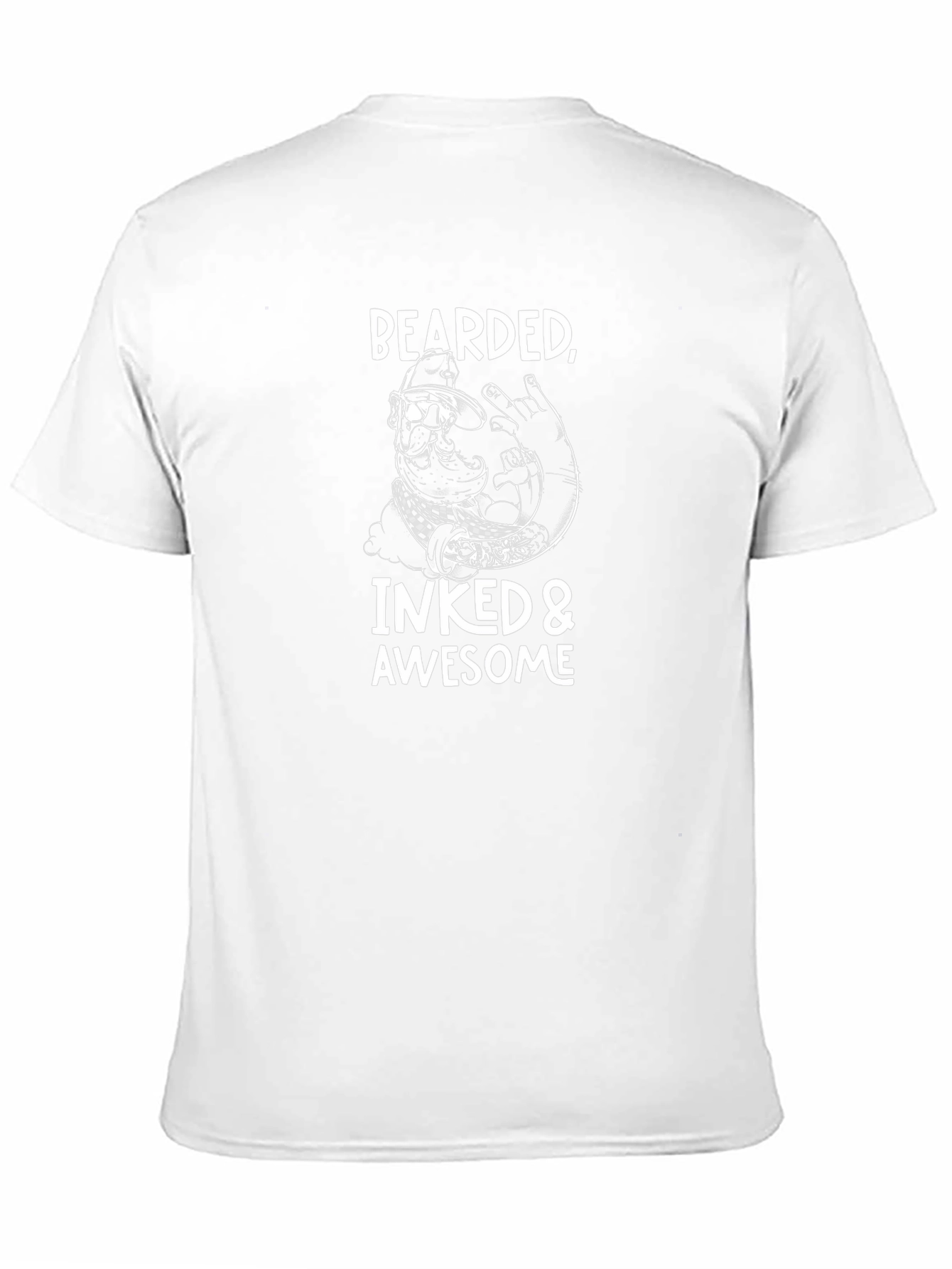 Bearded Inked & Awesome Graphic T-Shirt