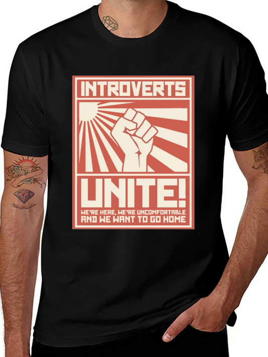 Introverts Unite Graphic T-Shirt