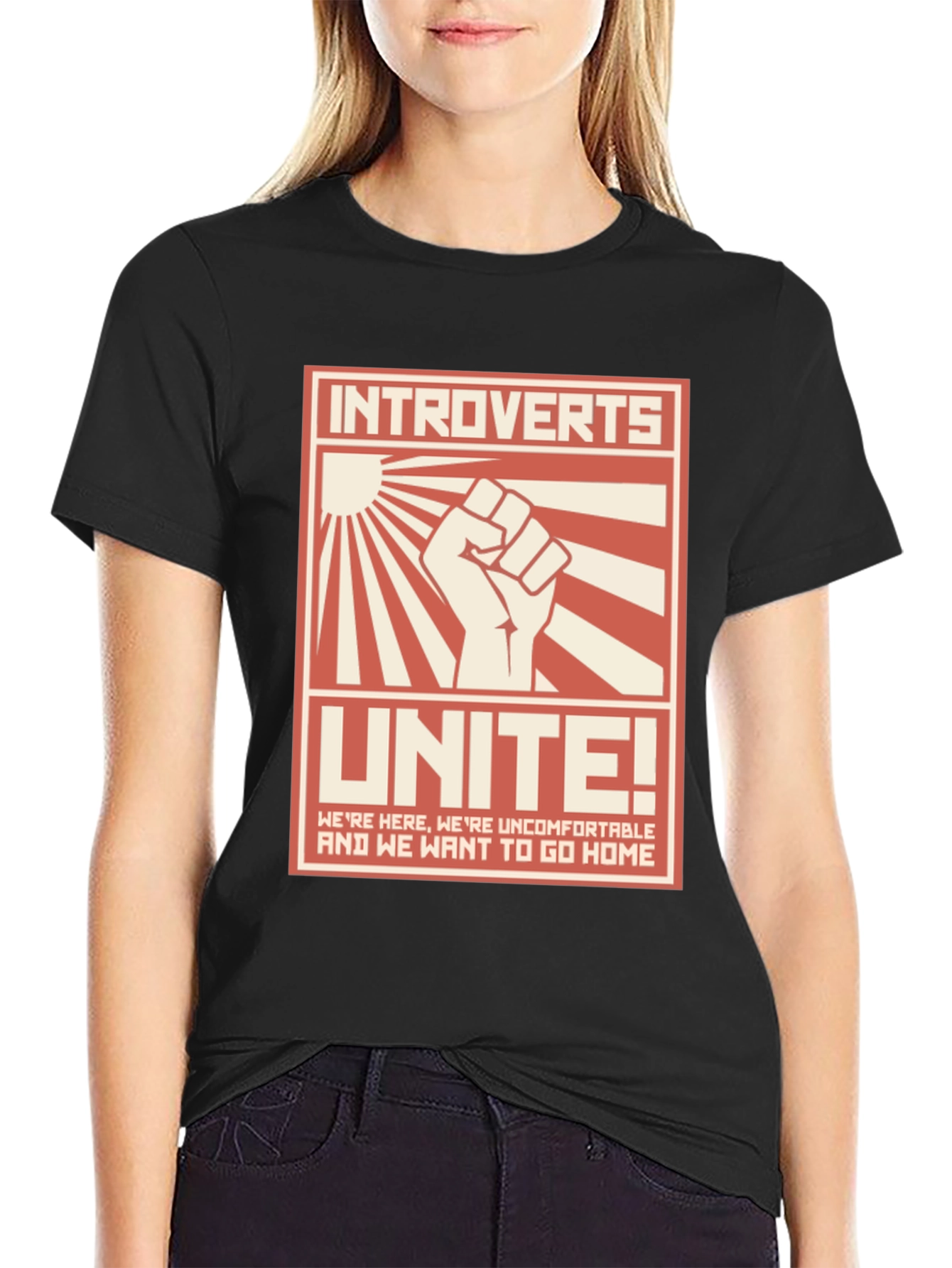 Introverts Unite Graphic T-Shirt