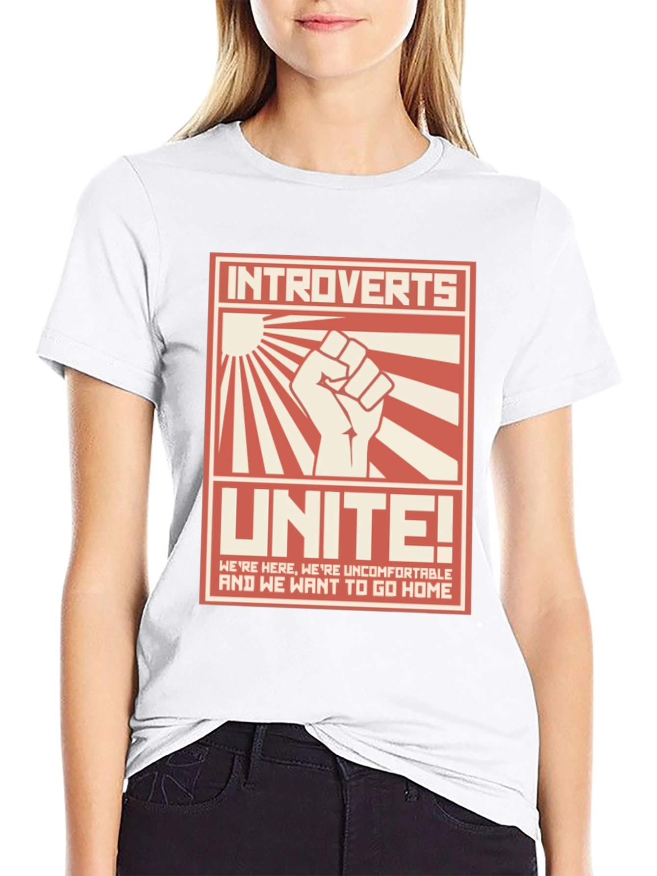 Introverts Unite Graphic T-Shirt