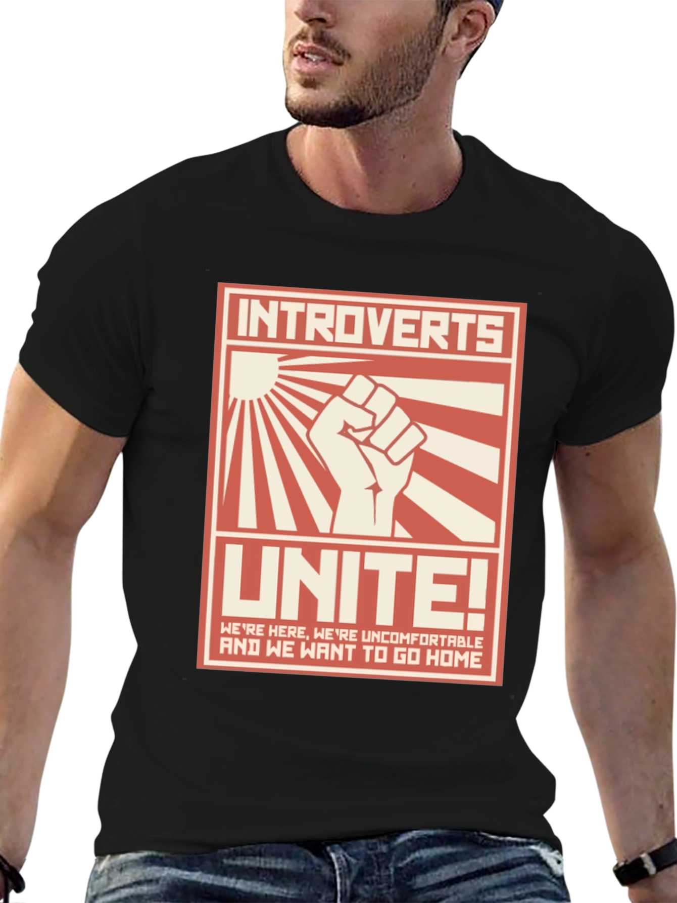 Introverts Unite Graphic T-Shirt
