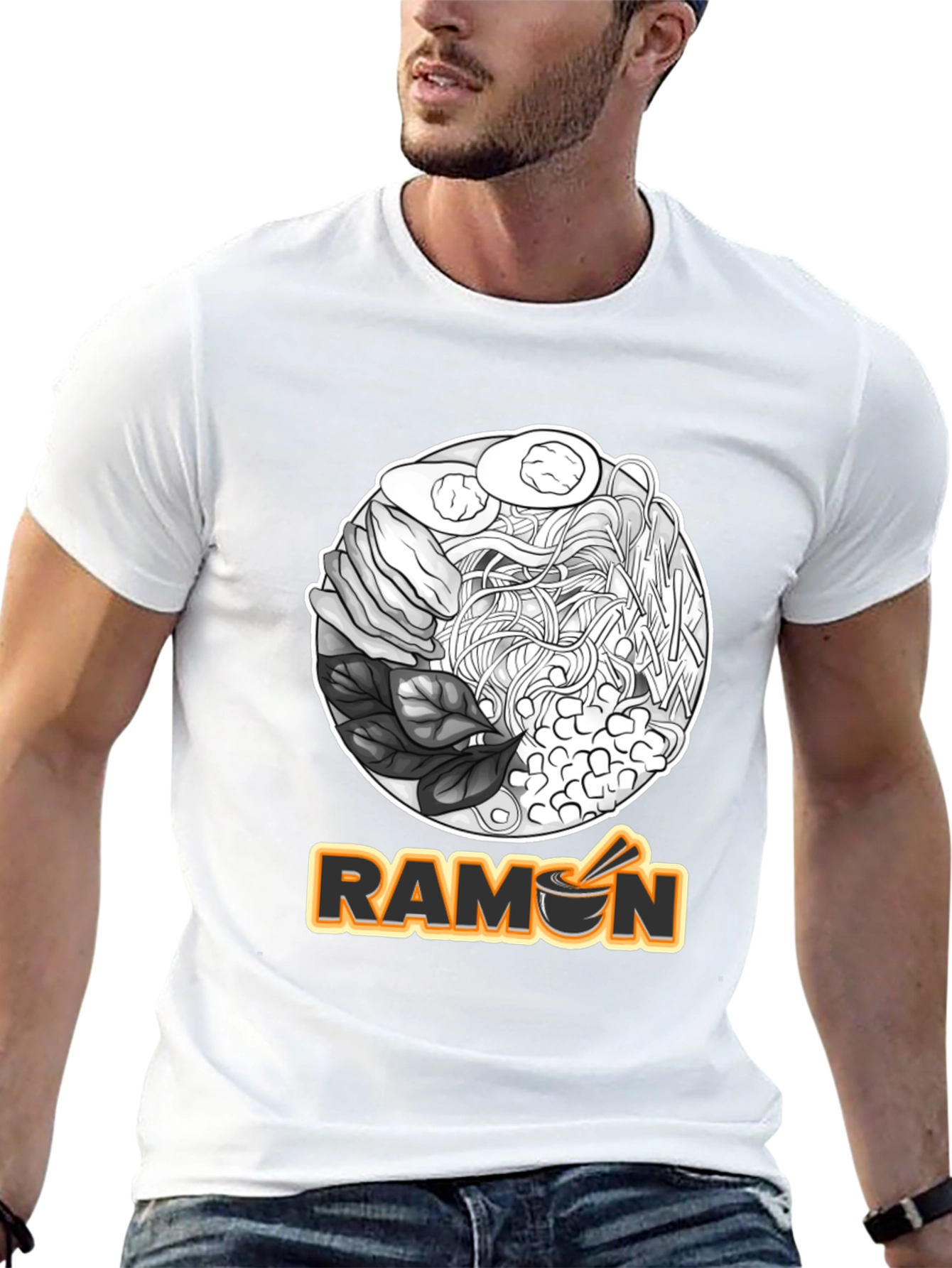 Ramen Graphic Tee - Unique Foodie T-Shirt